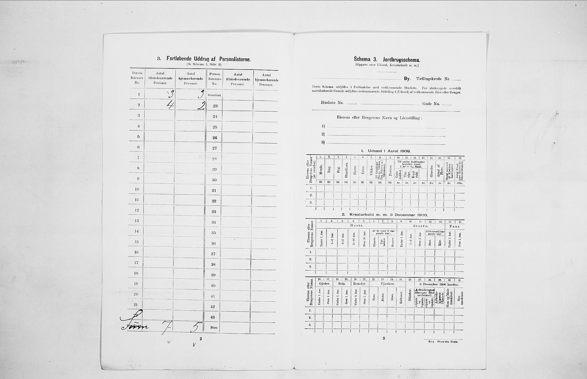 SAO, 1900 census for Kristiania, 1900, p. 48714