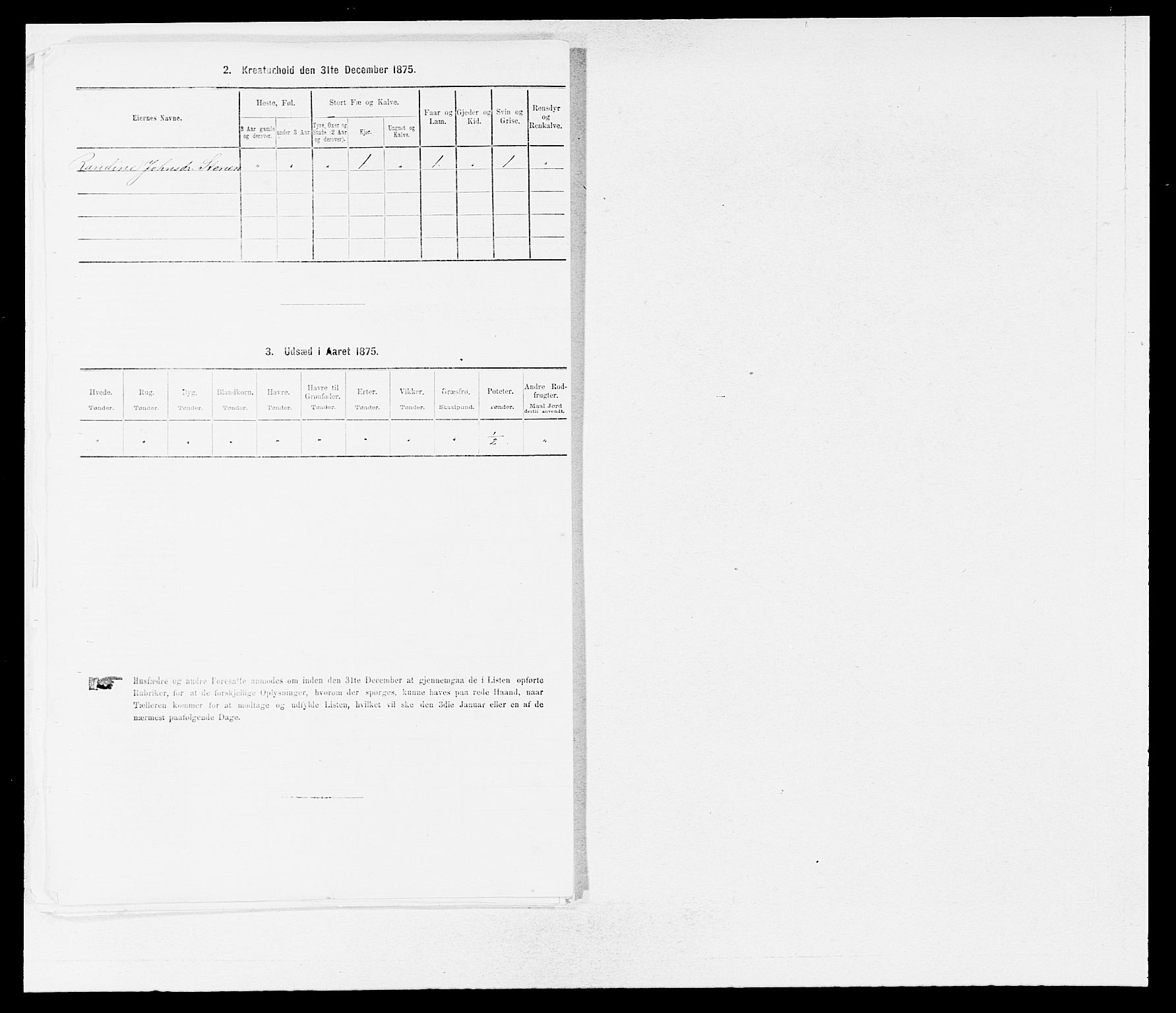 SAB, 1875 census for 1432P Førde, 1875, p. 814