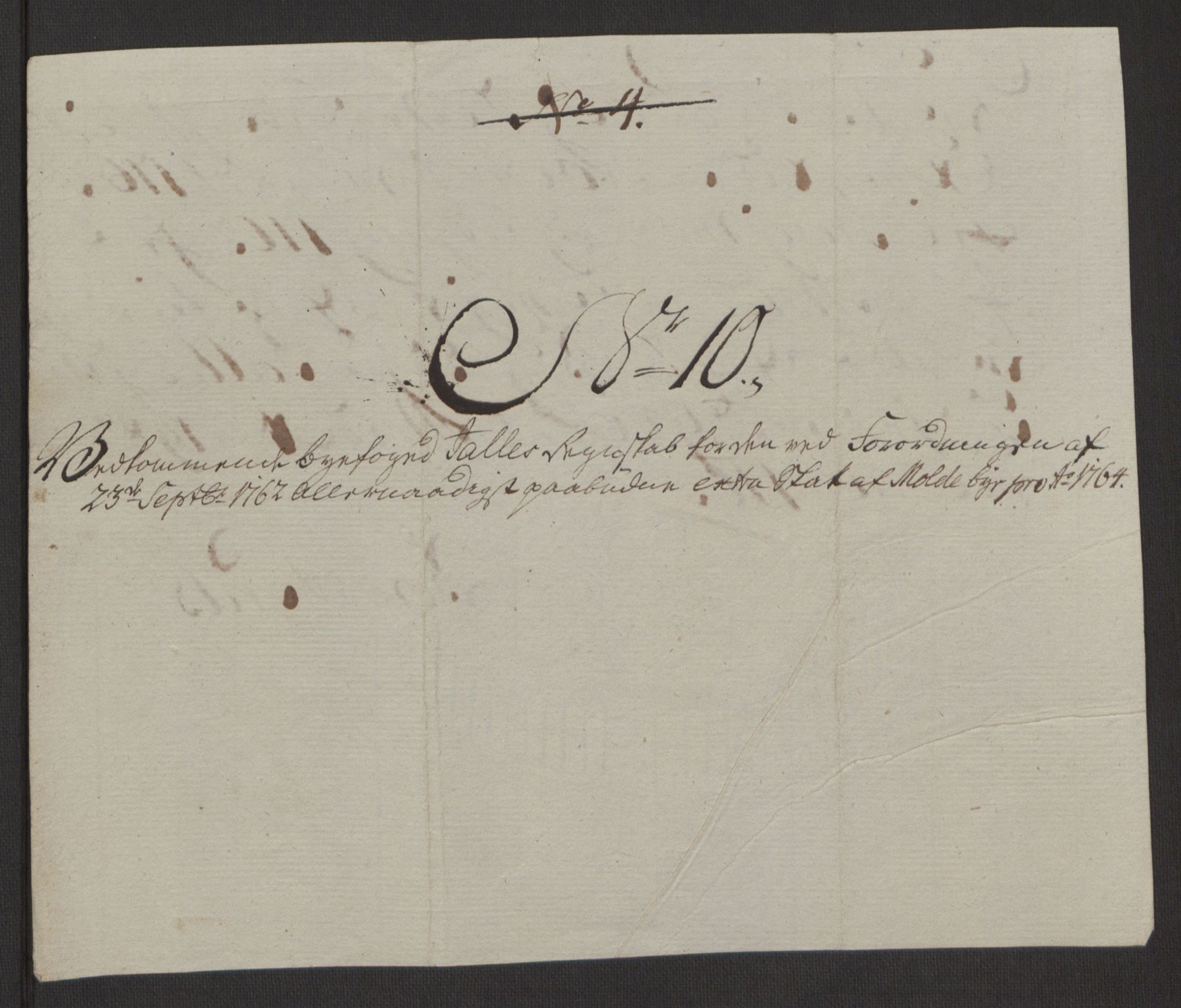 Rentekammeret inntil 1814, Reviderte regnskaper, Byregnskaper, AV/RA-EA-4066/R/Rq/L0487/0004: [Q1] Kontribusjonsregnskap / Ekstraskatt, 1762-1772, p. 64