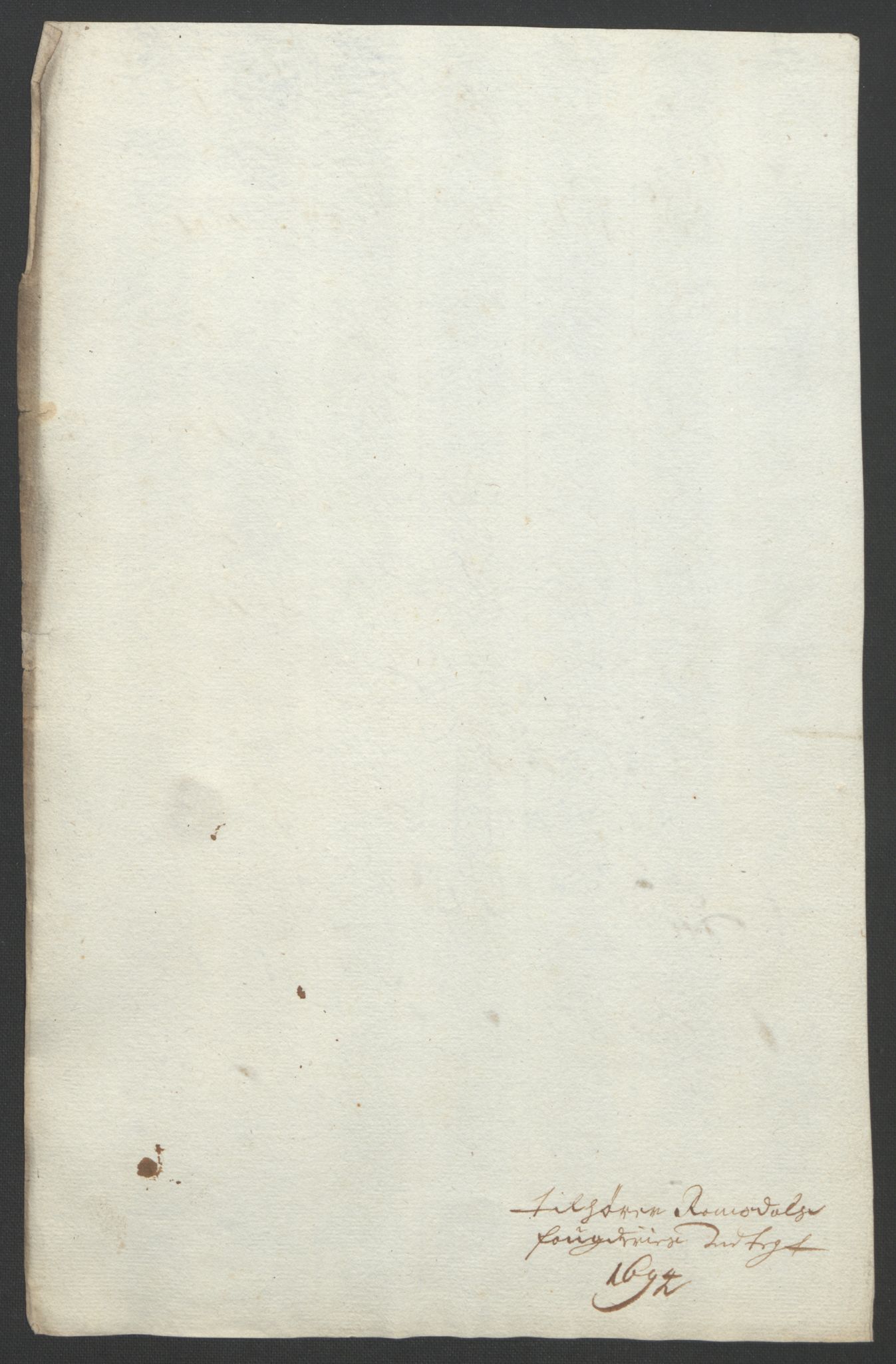 Rentekammeret inntil 1814, Reviderte regnskaper, Fogderegnskap, RA/EA-4092/R55/L3651: Fogderegnskap Romsdal, 1693-1694, p. 287