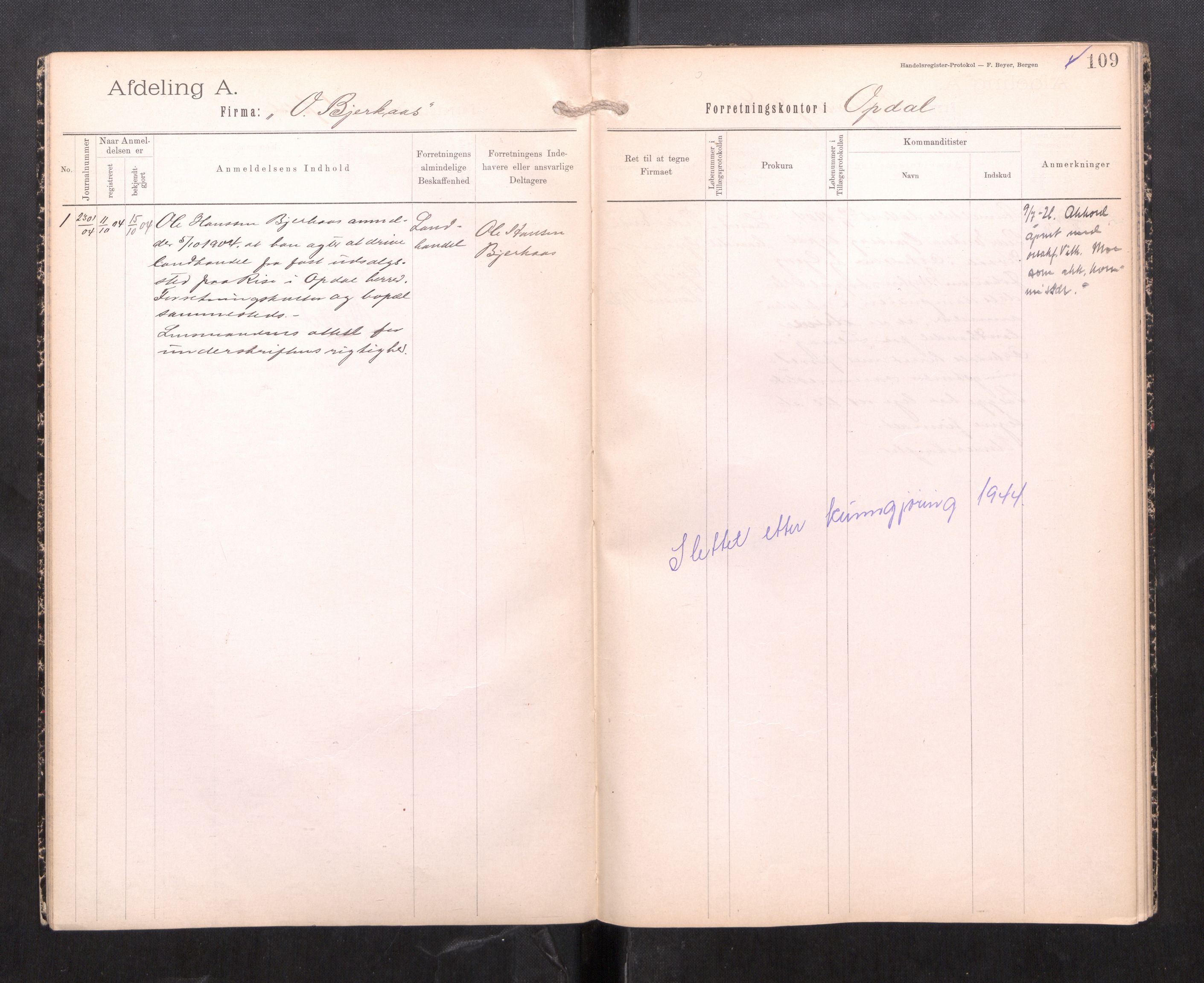 Orkdal sorenskriveri, AV/SAT-A-4169/2/J/Ja/Jaa/L0003: Firmaregister A, 1901-1913, p. 10