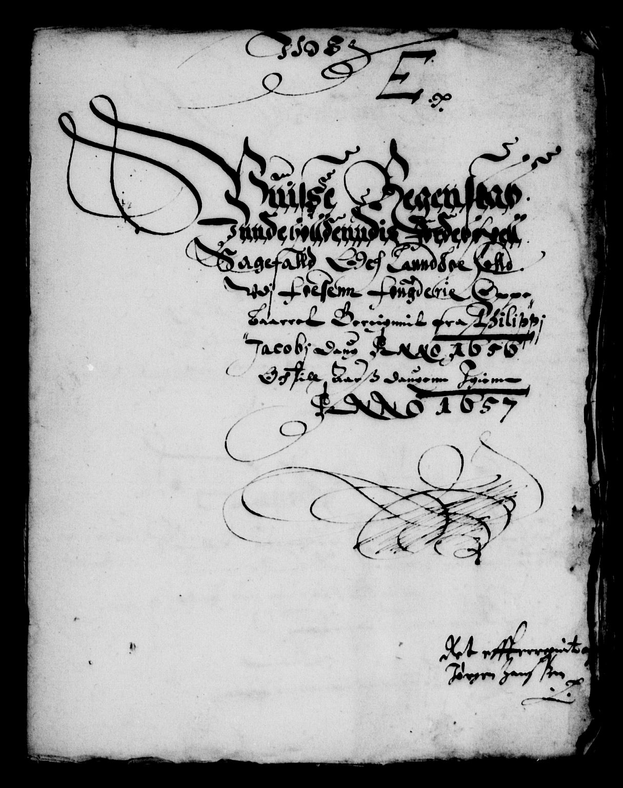 Rentekammeret inntil 1814, Reviderte regnskaper, Lensregnskaper, AV/RA-EA-5023/R/Rb/Rbw/L0125: Trondheim len, 1642-1657