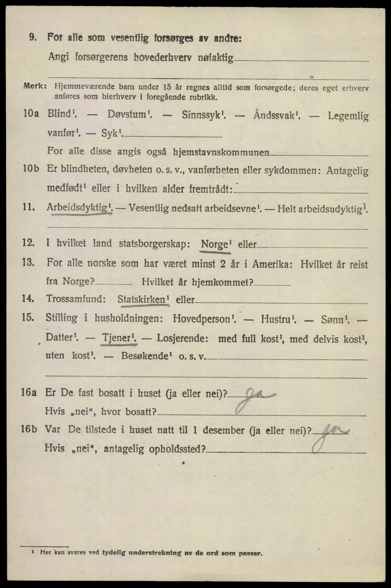 SAKO, 1920 census for Hedrum, 1920, p. 9908