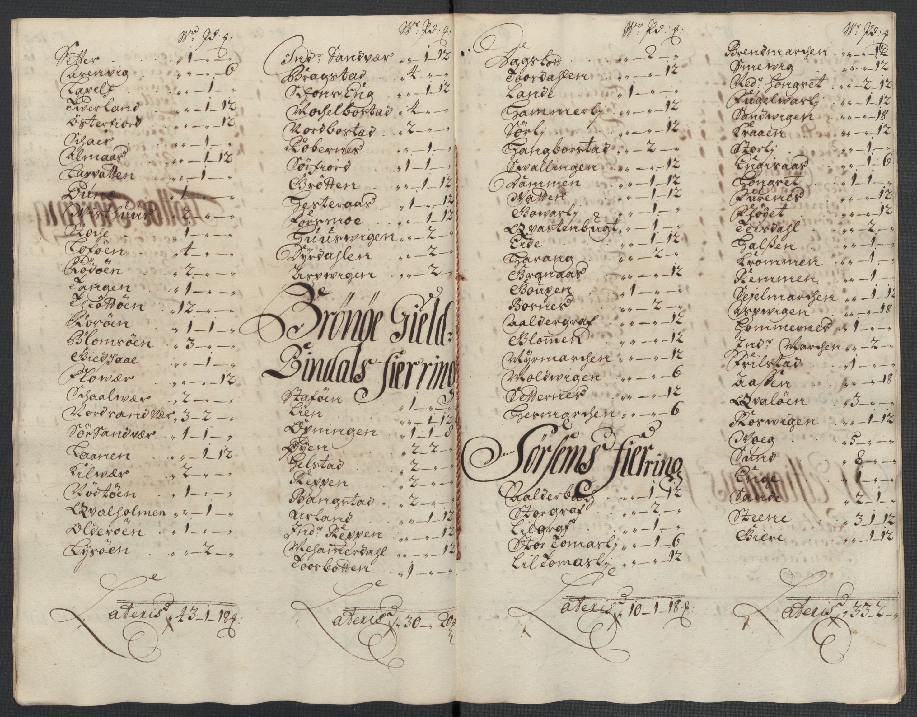 Rentekammeret inntil 1814, Reviderte regnskaper, Fogderegnskap, AV/RA-EA-4092/R65/L4508: Fogderegnskap Helgeland, 1702-1705, p. 81