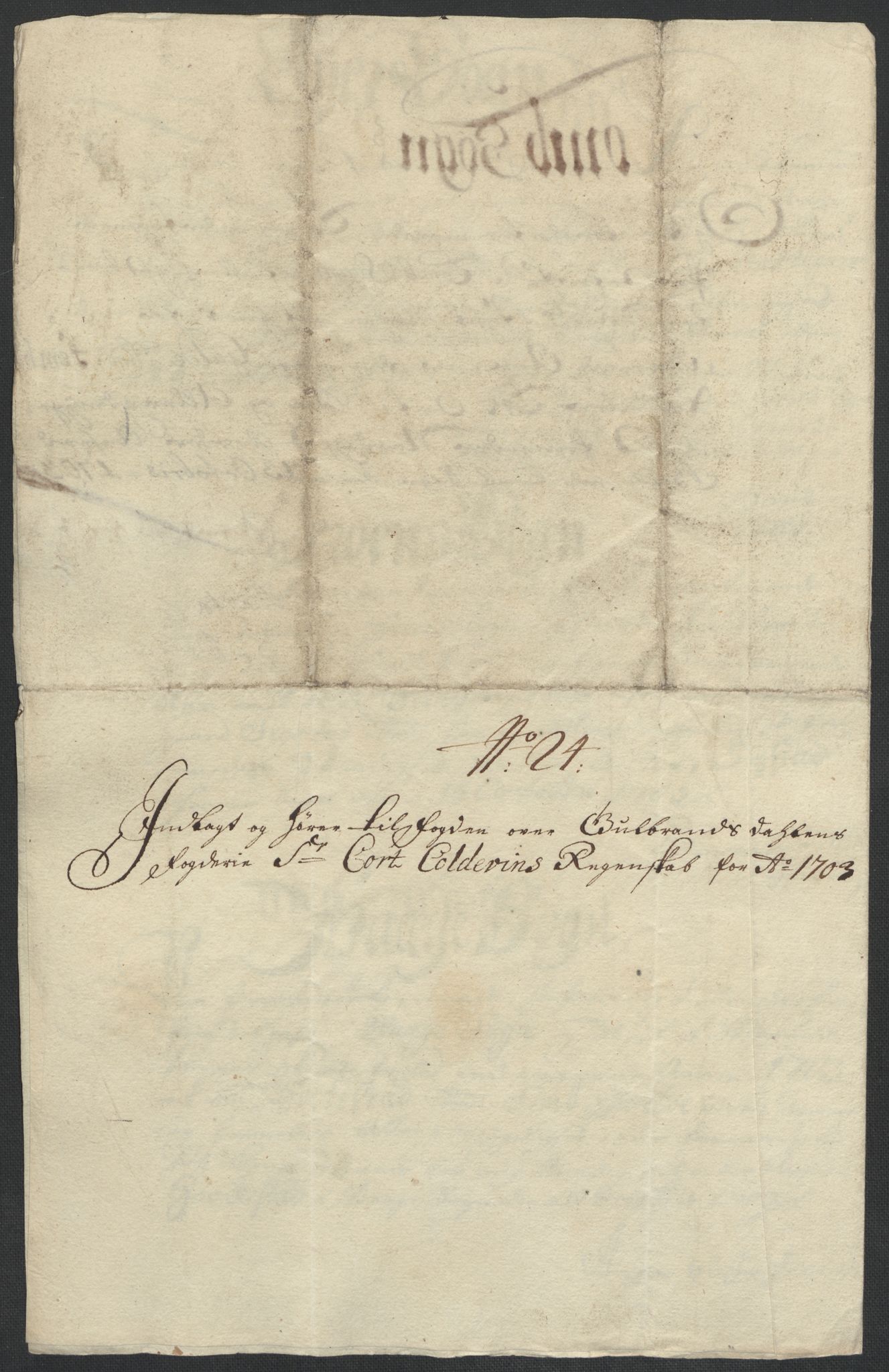 Rentekammeret inntil 1814, Reviderte regnskaper, Fogderegnskap, RA/EA-4092/R17/L1176: Fogderegnskap Gudbrandsdal, 1703, p. 164