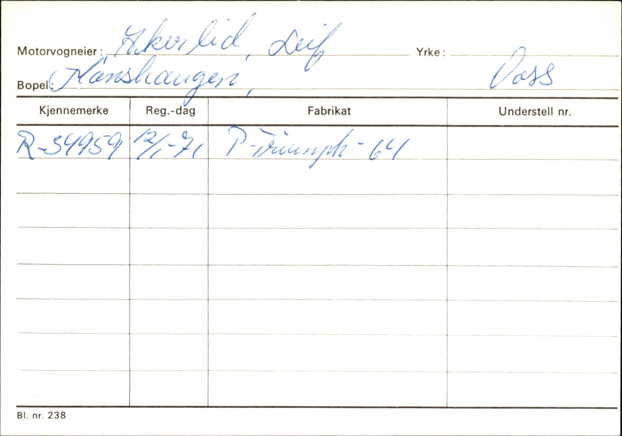 Statens vegvesen, Hordaland vegkontor, SAB/A-5201/2/Ha/L0001: R-eierkort A, 1920-1971, p. 189