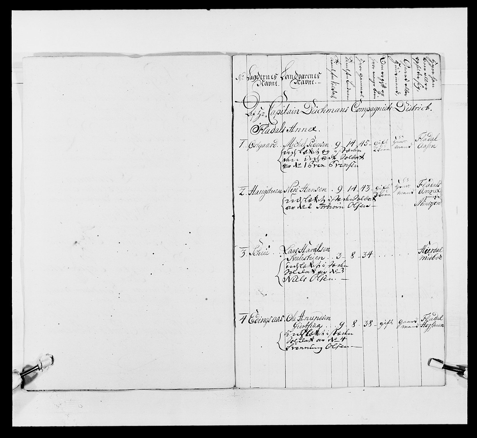 Kommanderende general (KG I) med Det norske krigsdirektorium, AV/RA-EA-5419/E/Ea/L0497: 2. Smålenske regiment, 1748-1765, p. 482