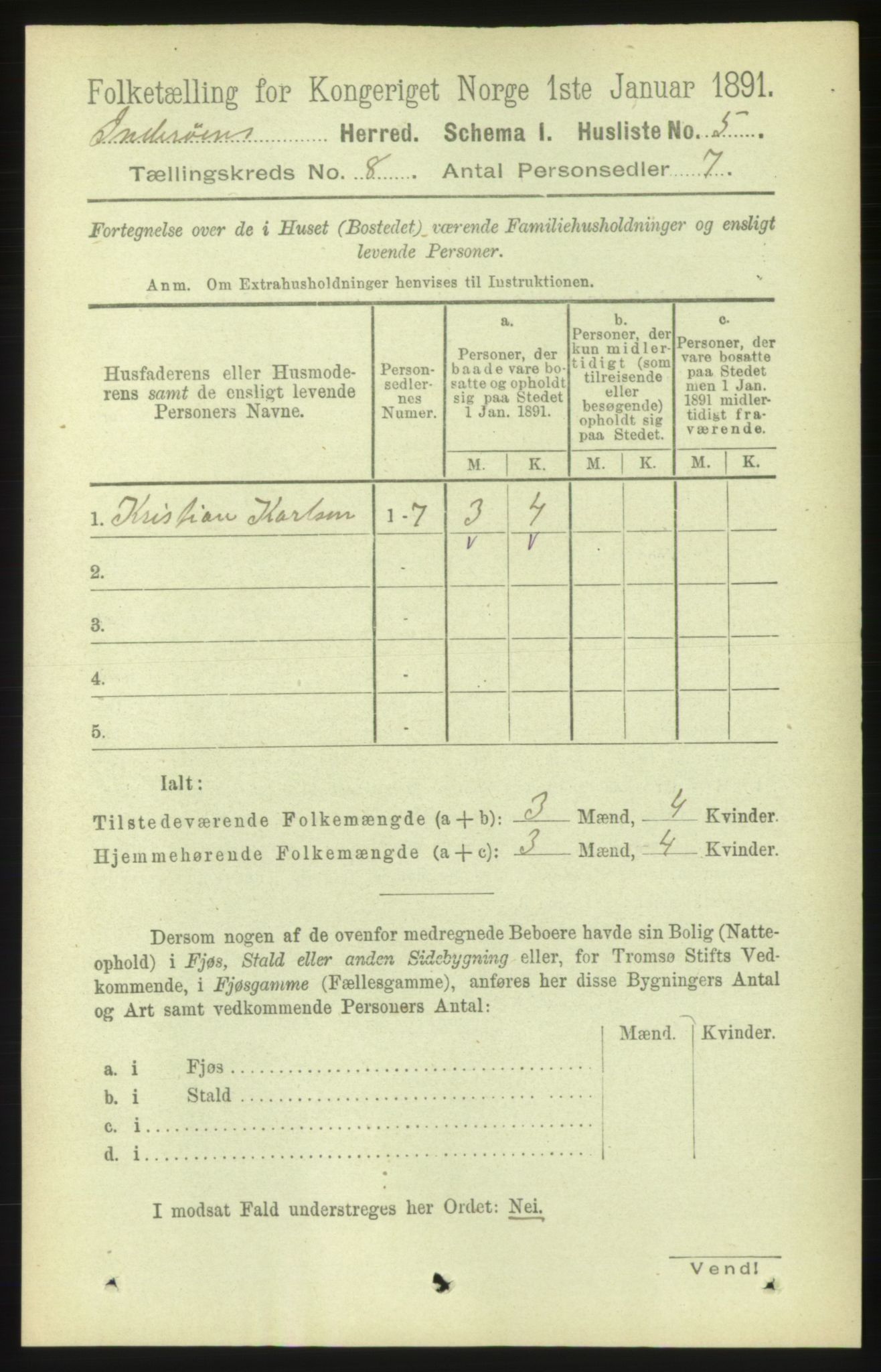 RA, 1891 census for 1729 Inderøy, 1891, p. 4426