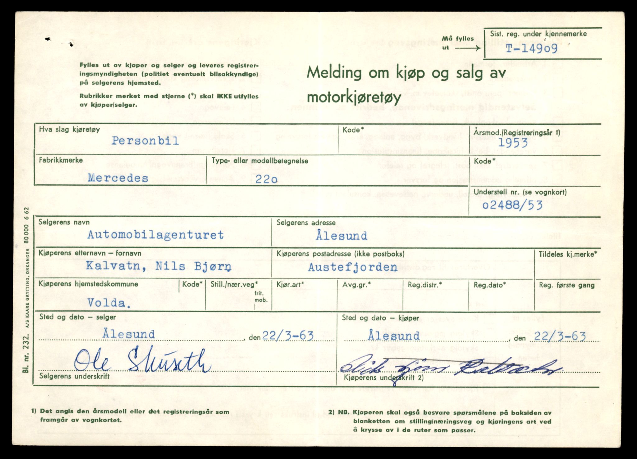 Møre og Romsdal vegkontor - Ålesund trafikkstasjon, AV/SAT-A-4099/F/Fe/L0049: Registreringskort for kjøretøy T 14864 - T 18613, 1927-1998, p. 1067