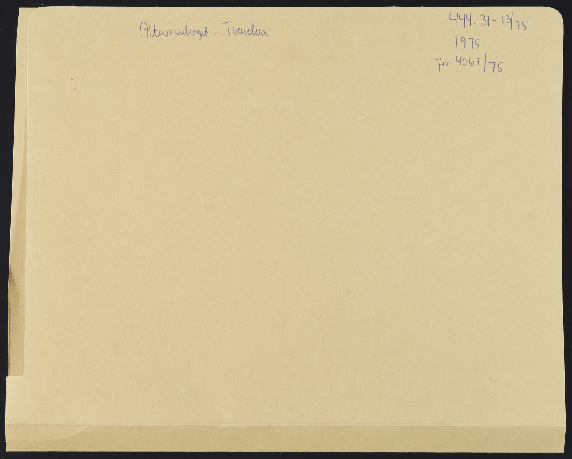 Statens forurensningstilsyn, hovedkontoret, RA/S-4136/1/D/Da/L0558: Konsesjonssaker, 1975, p. 1