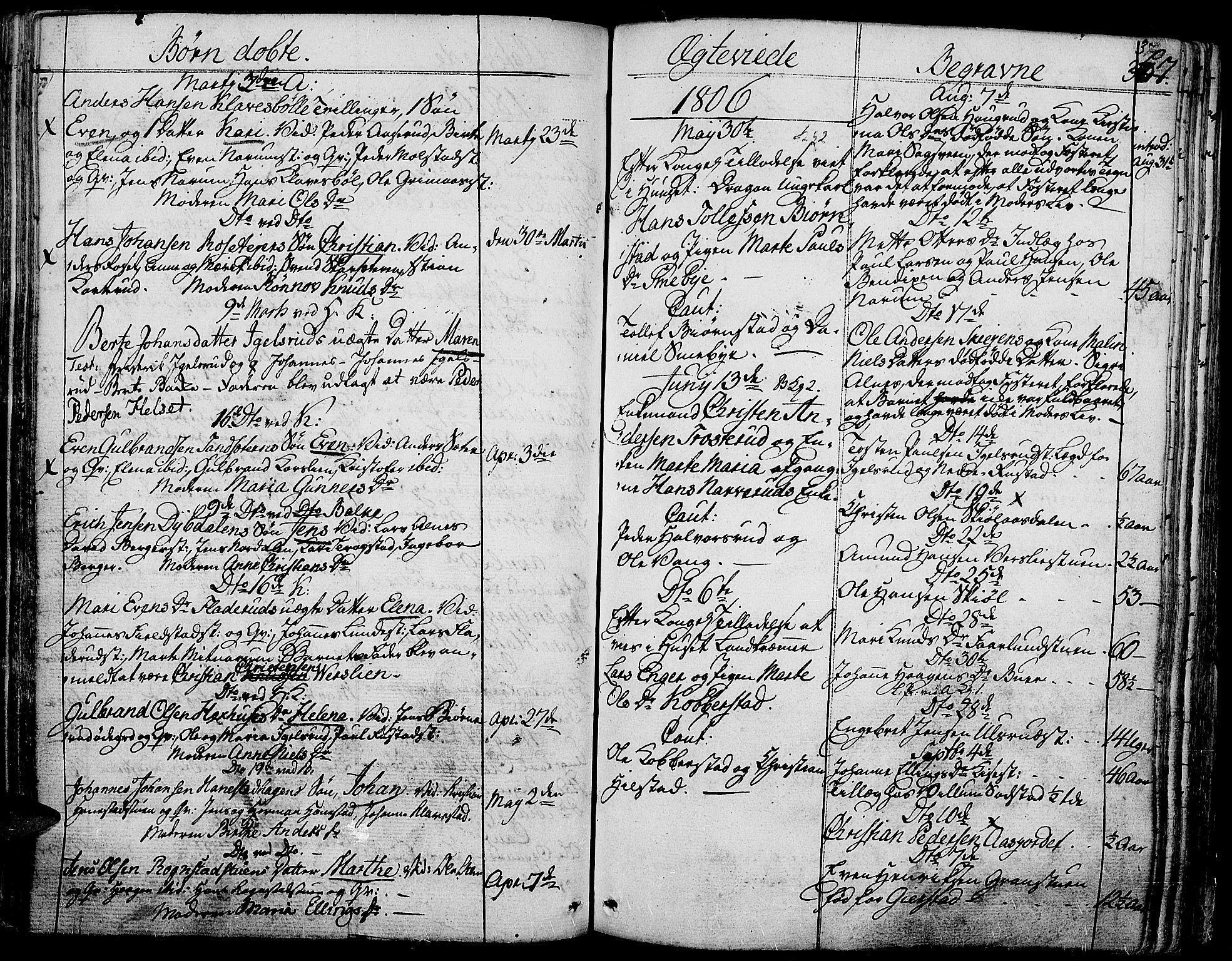 Toten prestekontor, AV/SAH-PREST-102/H/Ha/Haa/L0007: Parish register (official) no. 7, 1794-1809, p. 370