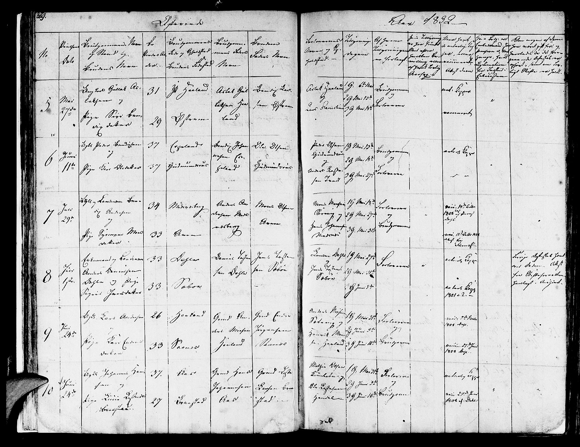 Lavik sokneprestembete, AV/SAB-A-80901: Parish register (official) no. A 2II, 1821-1842, p. 389