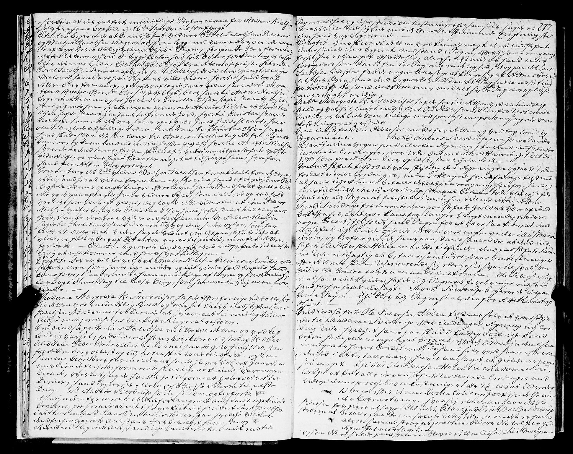 Helgeland sorenskriveri, AV/SAT-A-0004/1/1A/L0012: Tingbok 12B, 1743-1745, p. 276b-277a
