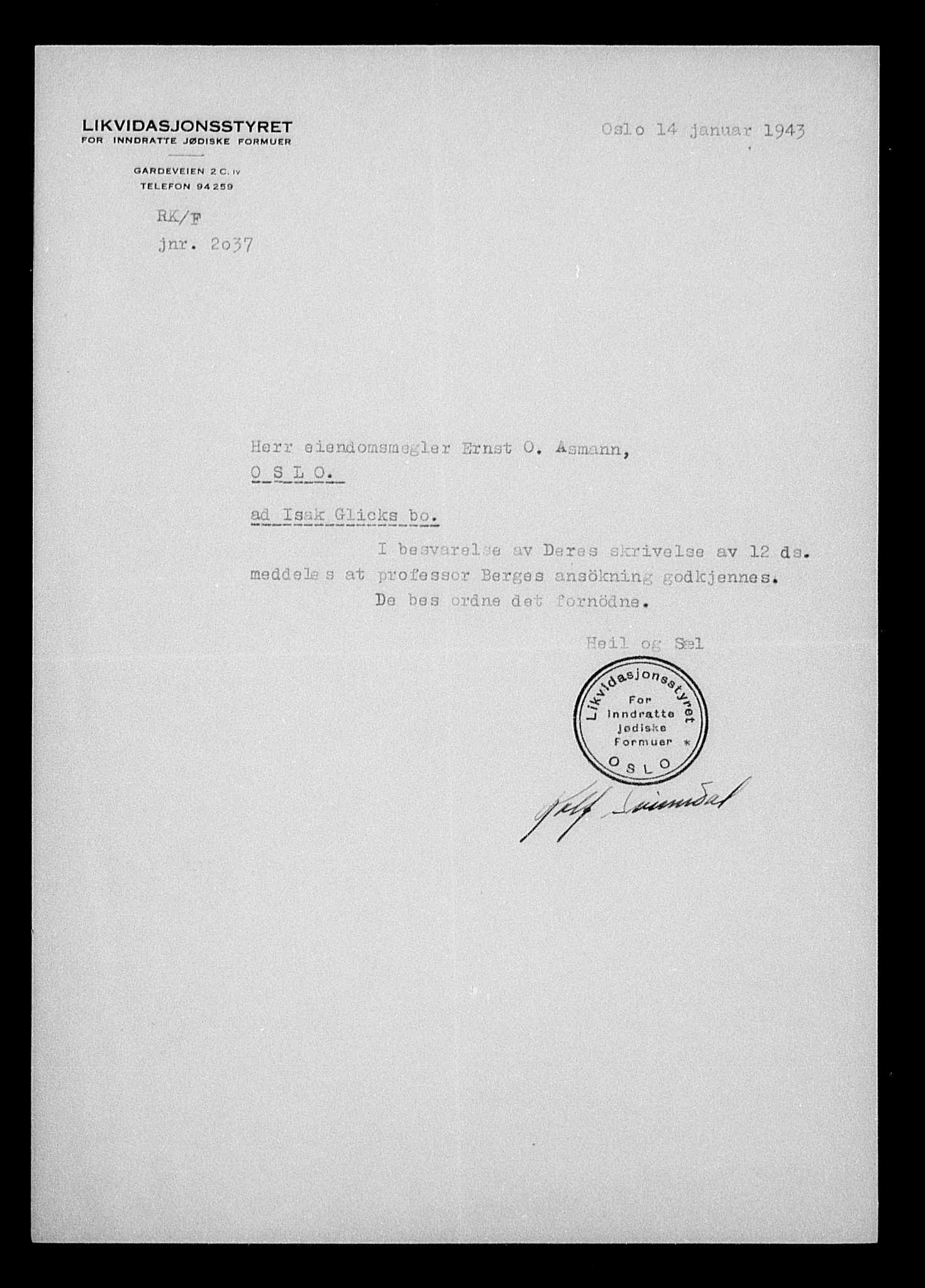 Justisdepartementet, Tilbakeføringskontoret for inndratte formuer, AV/RA-S-1564/H/Hc/Hcc/L0938: --, 1945-1947, p. 31