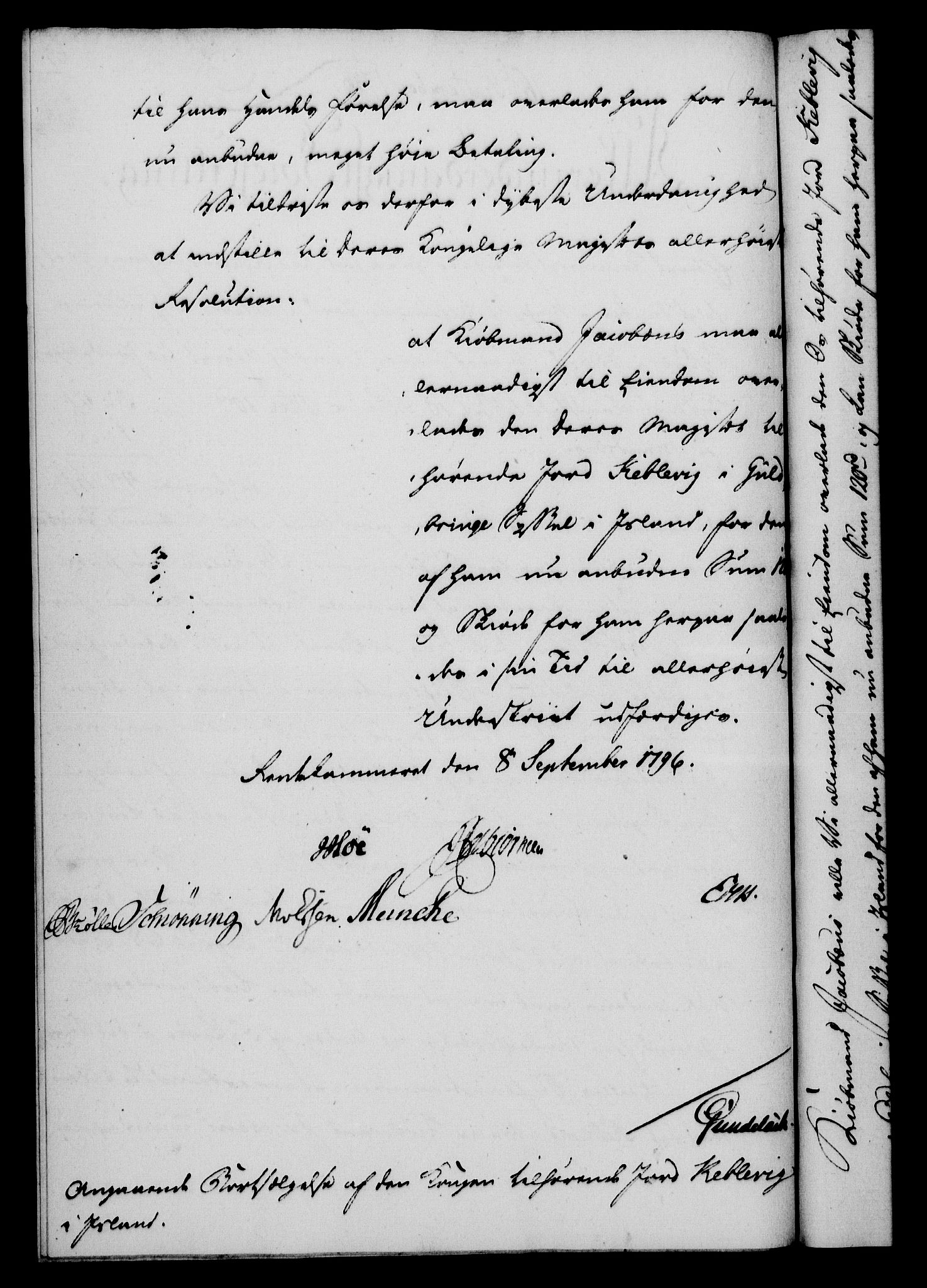 Rentekammeret, Kammerkanselliet, RA/EA-3111/G/Gf/Gfa/L0078: Norsk relasjons- og resolusjonsprotokoll (merket RK 52.78), 1796, p. 363