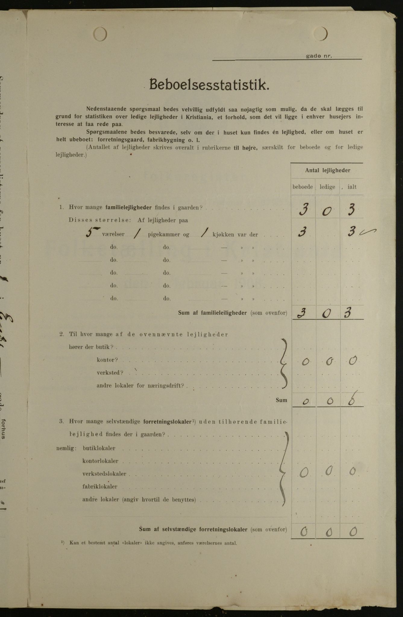 OBA, Municipal Census 1908 for Kristiania, 1908, p. 17323