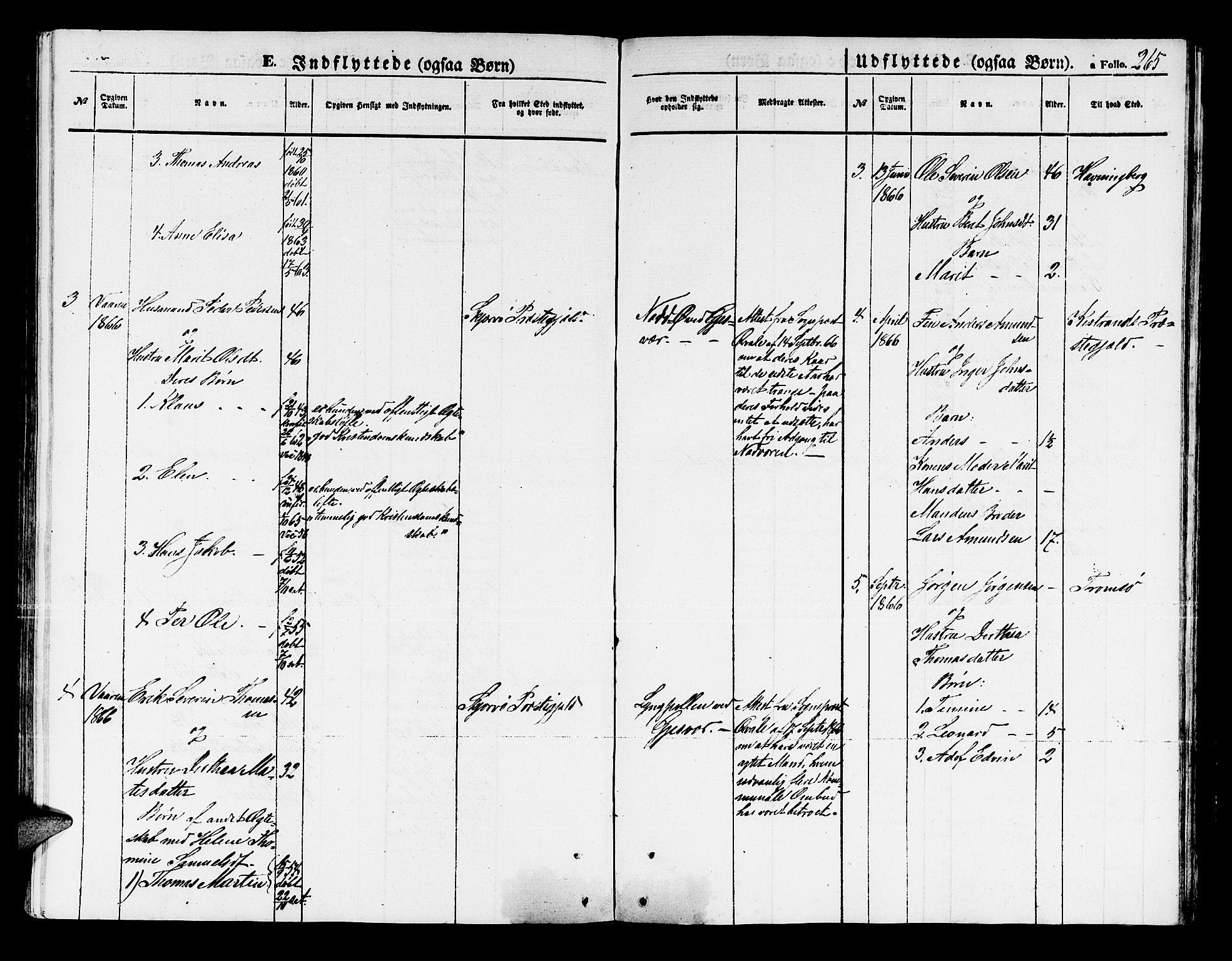 Måsøy sokneprestkontor, AV/SATØ-S-1348/H/Hb/L0001klokker: Parish register (copy) no. 1, 1852-1877, p. 265