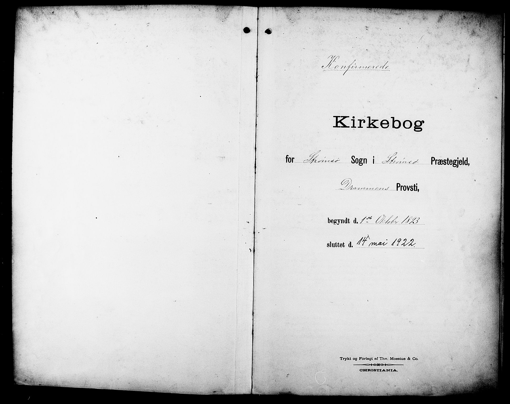 Strømsø kirkebøker, SAKO/A-246/F/Fa/L0025: Parish register (official) no. I 25, 1893-1922