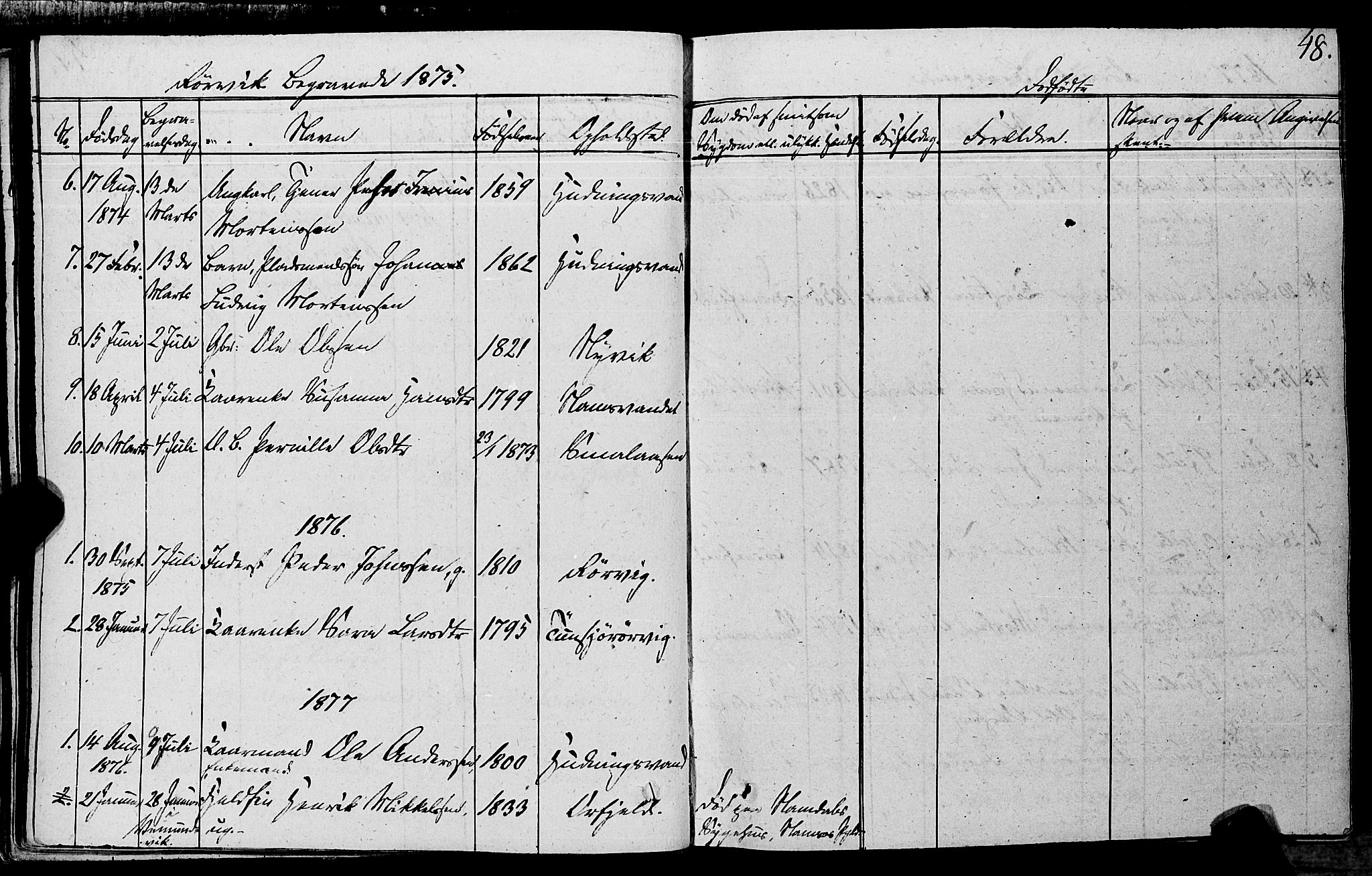 Ministerialprotokoller, klokkerbøker og fødselsregistre - Nord-Trøndelag, SAT/A-1458/762/L0538: Parish register (official) no. 762A02 /1, 1833-1879, p. 48