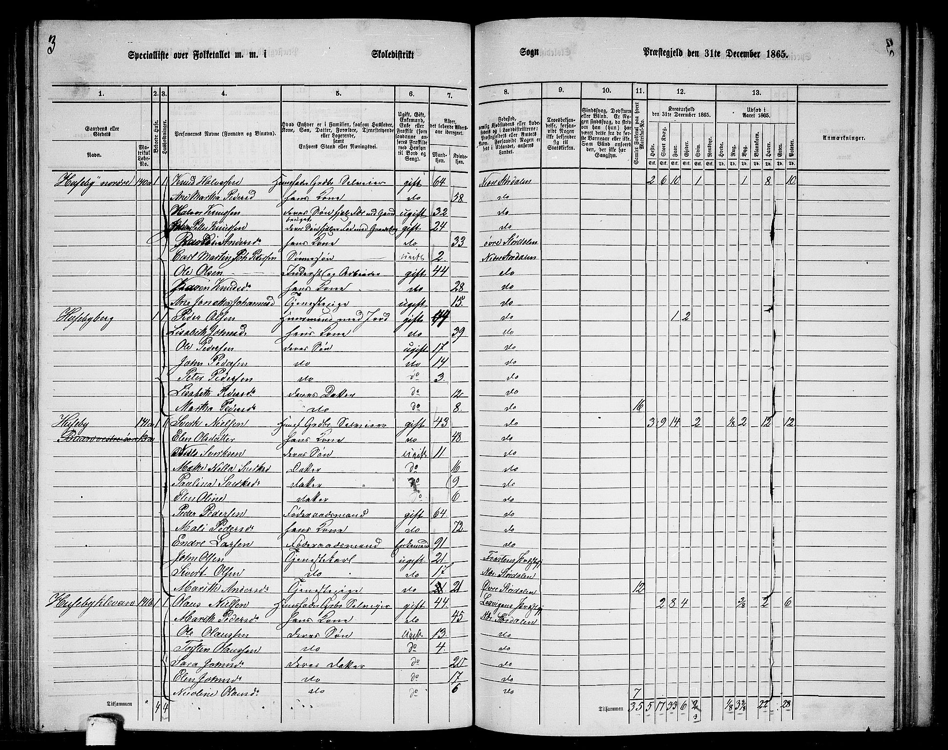 RA, 1865 census for Nedre Stjørdal, 1865, p. 178