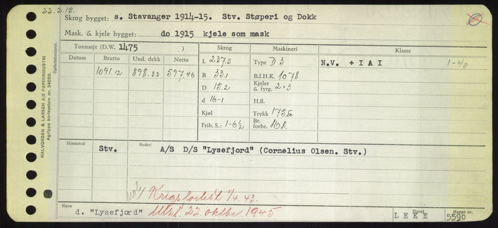 Sjøfartsdirektoratet med forløpere, Skipsmålingen, AV/RA-S-1627/H/Hd/L0023: Fartøy, Lia-Løv, p. 505