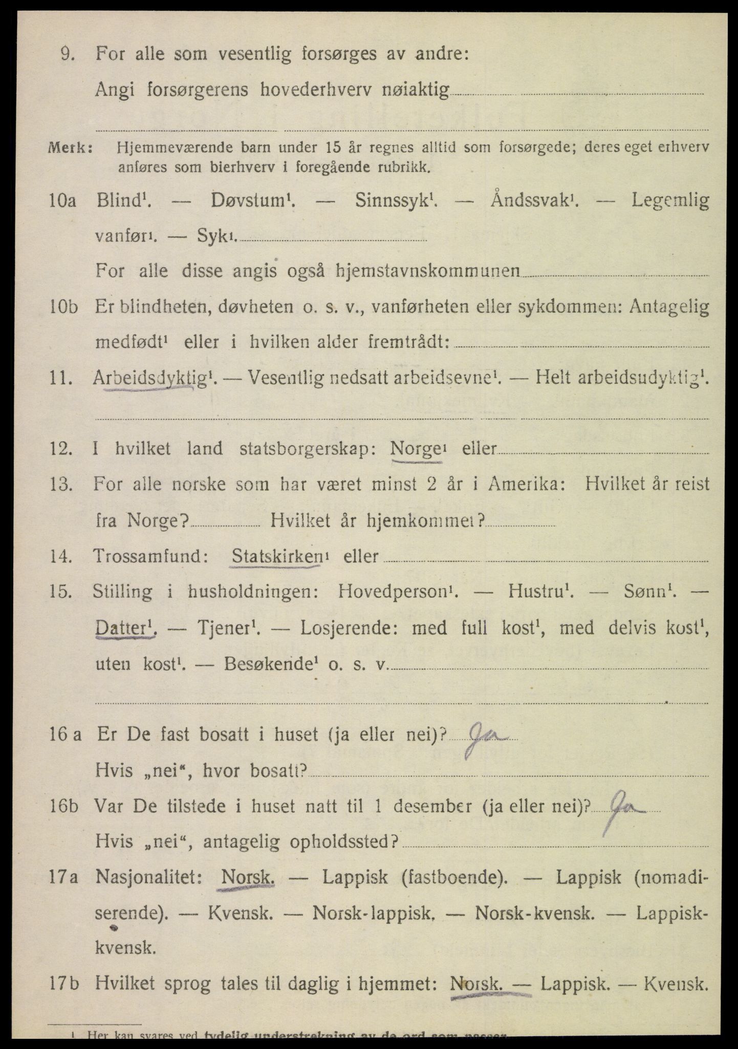 SAT, 1920 census for Alstahaug, 1920, p. 648