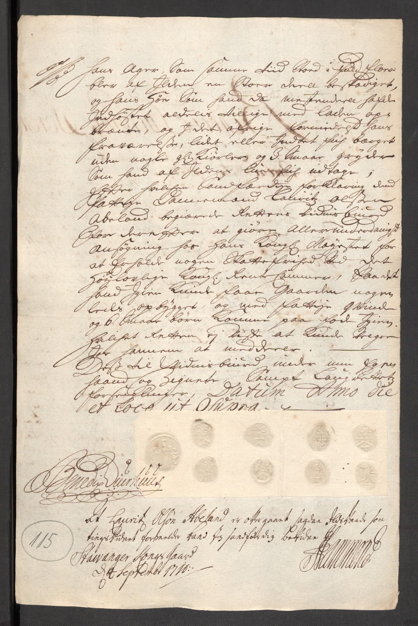 Rentekammeret inntil 1814, Reviderte regnskaper, Fogderegnskap, AV/RA-EA-4092/R46/L2735: Fogderegnskap Jæren og Dalane, 1711, p. 211