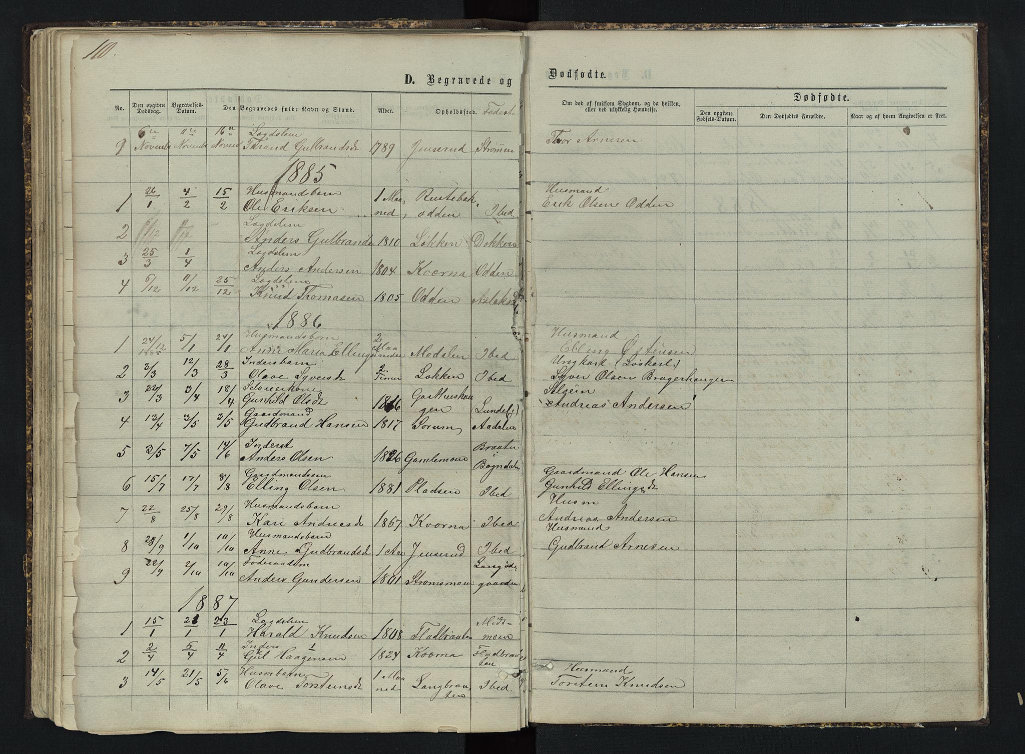 Sør-Aurdal prestekontor, SAH/PREST-128/H/Ha/Hab/L0003: Parish register (copy) no. 3, 1862-1893, p. 110