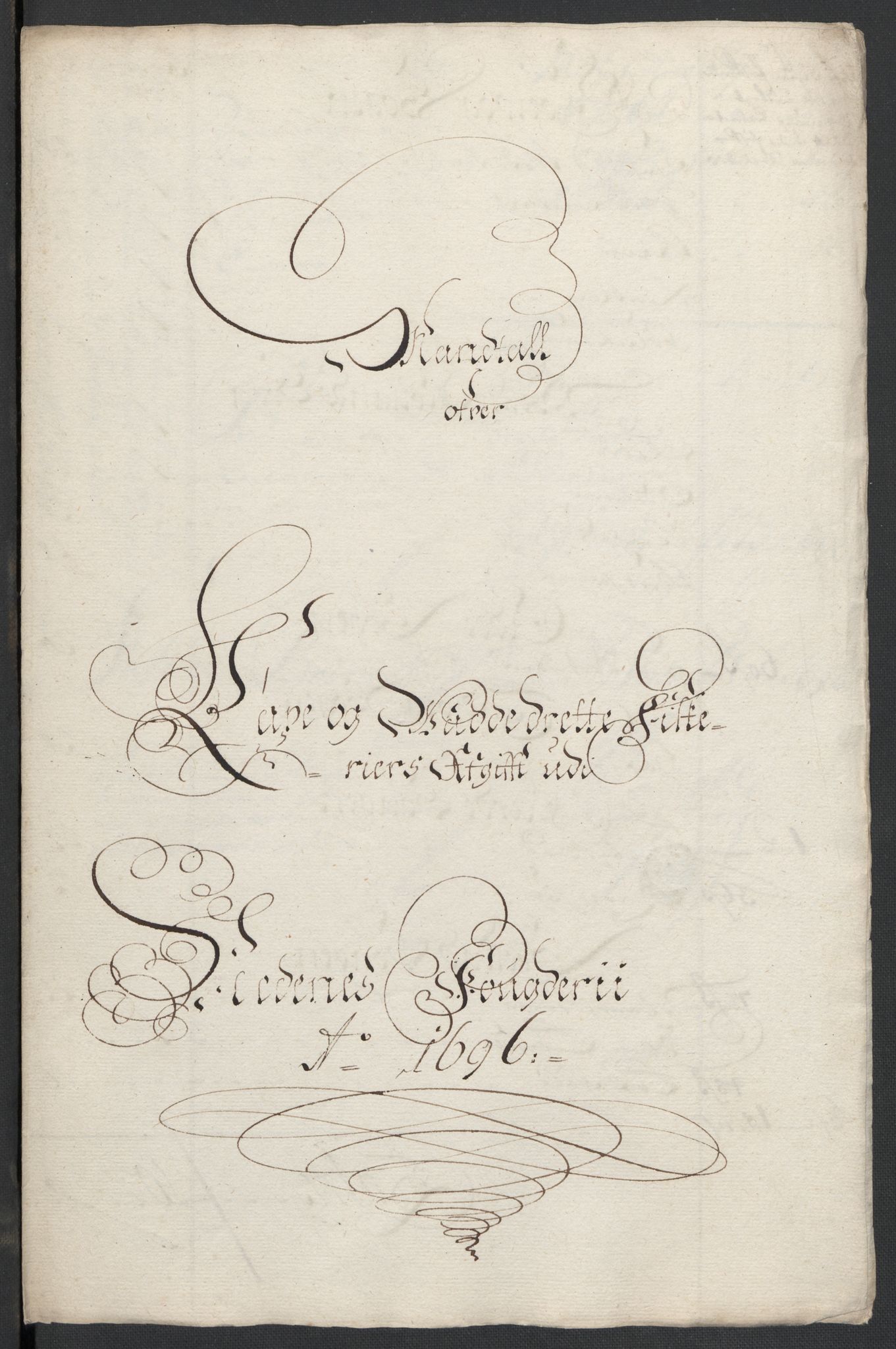 Rentekammeret inntil 1814, Reviderte regnskaper, Fogderegnskap, RA/EA-4092/R39/L2313: Fogderegnskap Nedenes, 1696-1697, p. 27
