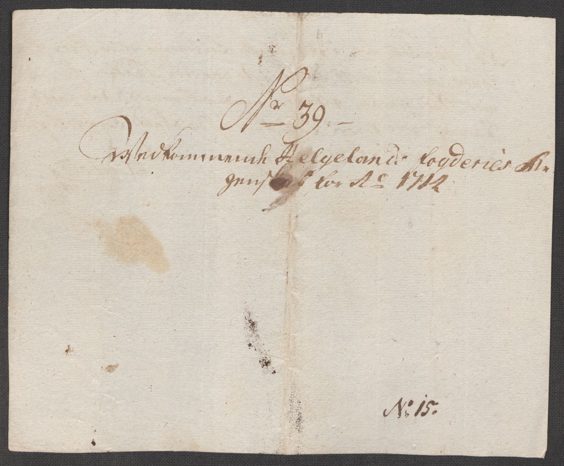 Rentekammeret inntil 1814, Reviderte regnskaper, Fogderegnskap, AV/RA-EA-4092/R65/L4513: Fogderegnskap Helgeland, 1714-1715, p. 207