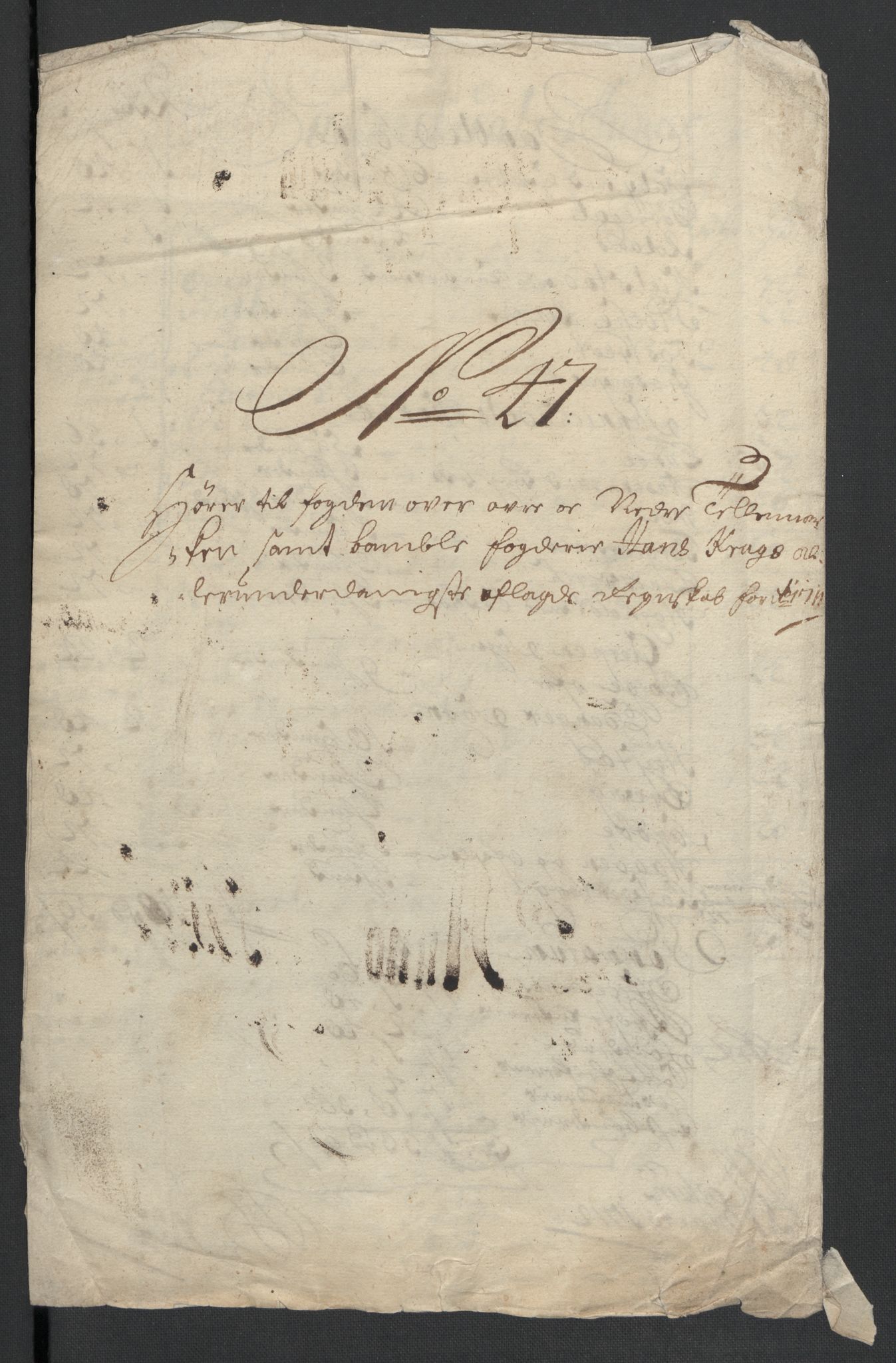 Rentekammeret inntil 1814, Reviderte regnskaper, Fogderegnskap, AV/RA-EA-4092/R36/L2120: Fogderegnskap Øvre og Nedre Telemark og Bamble, 1711, p. 364