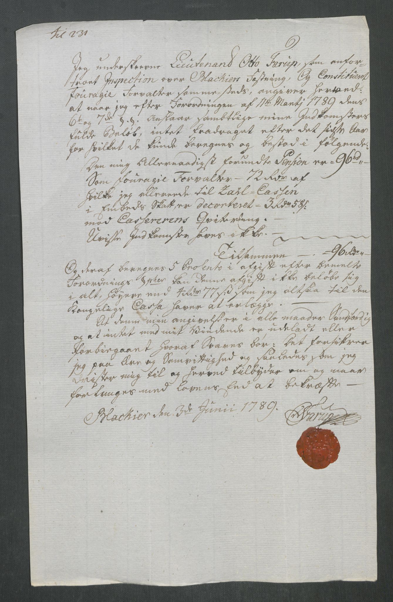 Rentekammeret inntil 1814, Reviderte regnskaper, Mindre regnskaper, AV/RA-EA-4068/Rf/Rfe/L0028: Nedre Romerike fogderi. Nedre Telemark og Bamle fogderi, Nordhordland og Voss fogderi, 1789, p. 22