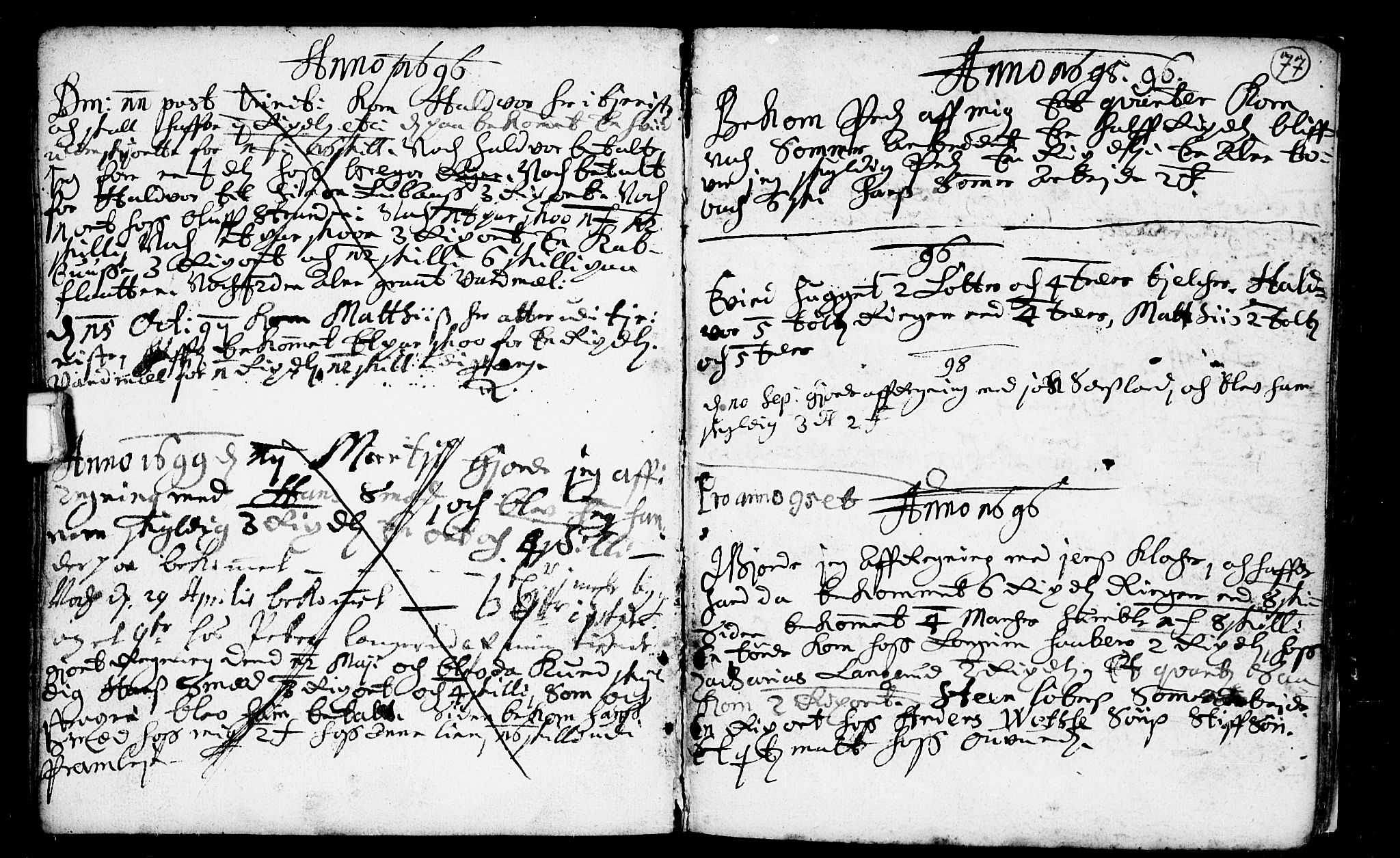 Heddal kirkebøker, SAKO/A-268/F/Fa/L0001: Parish register (official) no. I 1, 1648-1699, p. 77