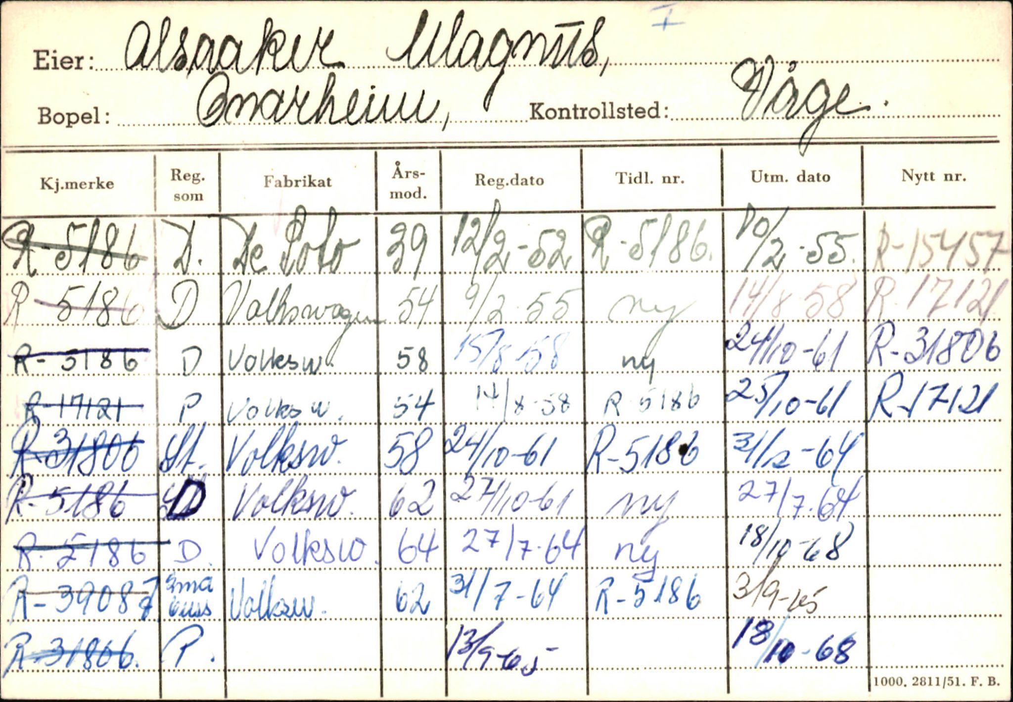 Statens vegvesen, Hordaland vegkontor, AV/SAB-A-5201/2/Ha/L0001: R-eierkort A, 1920-1971, p. 592