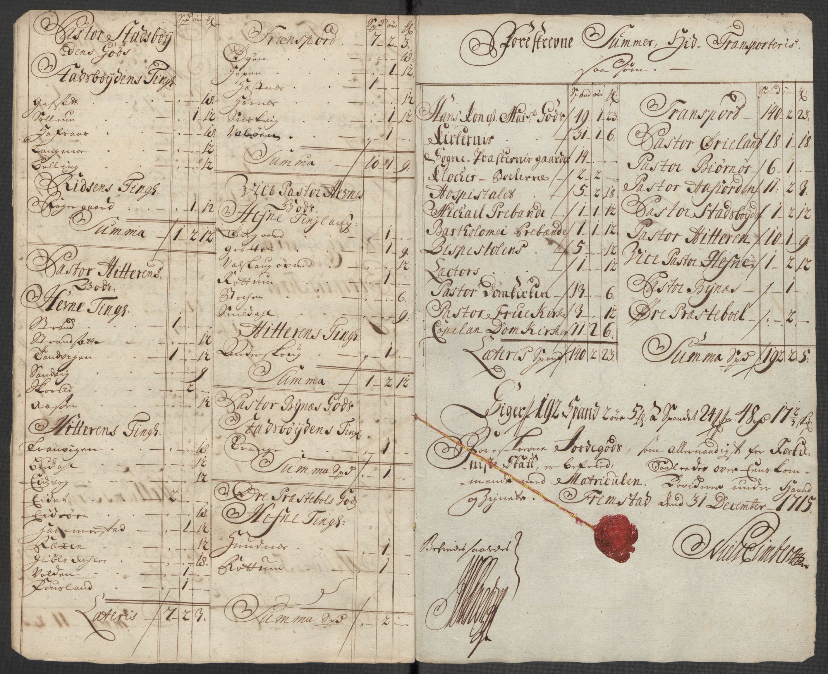 Rentekammeret inntil 1814, Reviderte regnskaper, Fogderegnskap, RA/EA-4092/R57/L3863: Fogderegnskap Fosen, 1715, p. 77