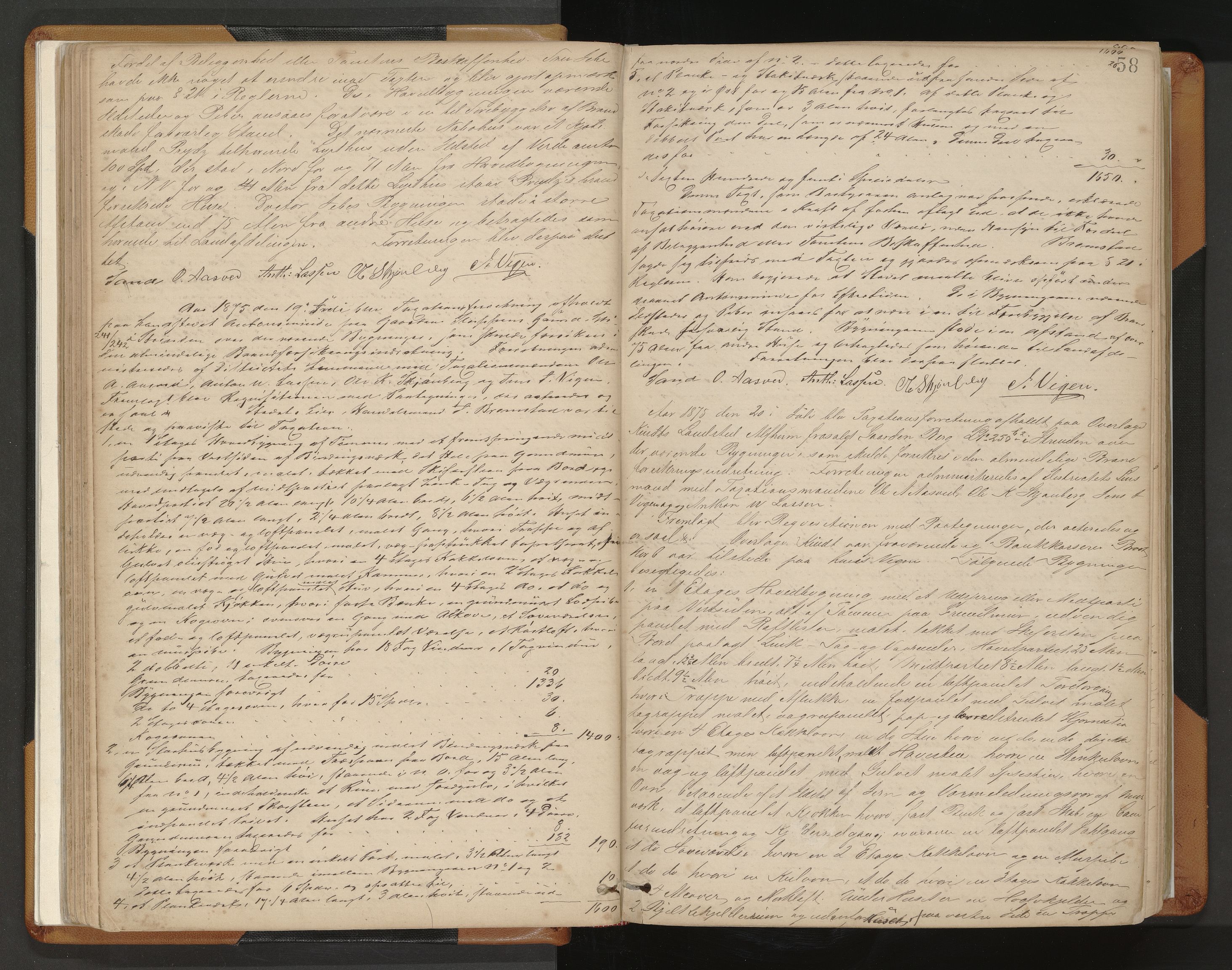 Norges Brannkasse Strinda, AV/SAT-A-5516/Fa/L0002: Branntakstprotokoll, 1874-1895, p. 58