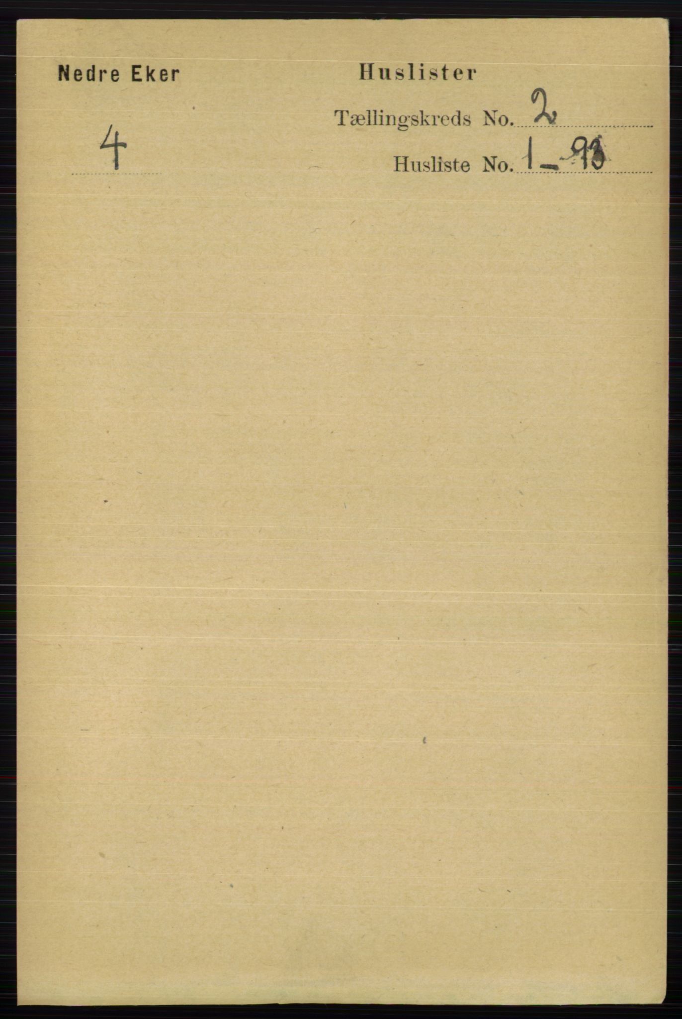 RA, 1891 census for 0625 Nedre Eiker, 1891, p. 446