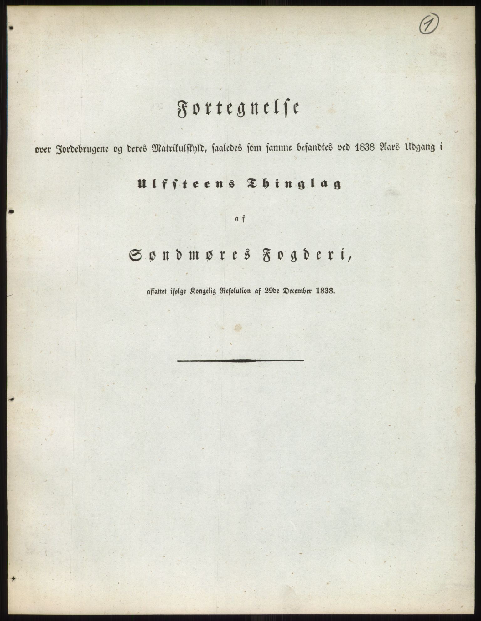 Andre publikasjoner, PUBL/PUBL-999/0002/0014: Bind 14 - Romsdals amt, 1838, p. 3