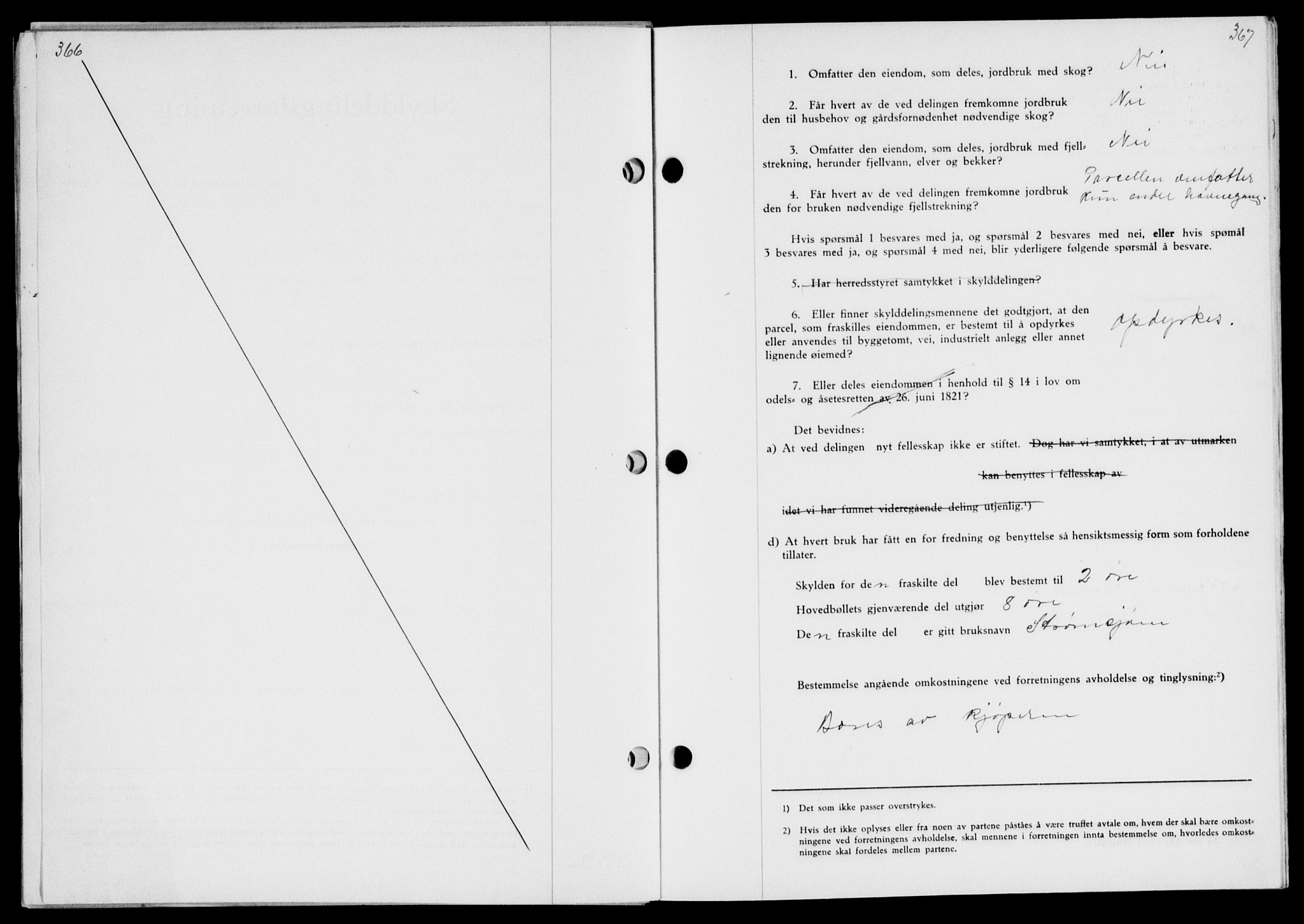 Brønnøy sorenskriveri, SAT/A-4170/1/2/2C/L0009: Mortgage book no. 9, 1931-1932, p. 366-367, Deed date: 01.08.1931