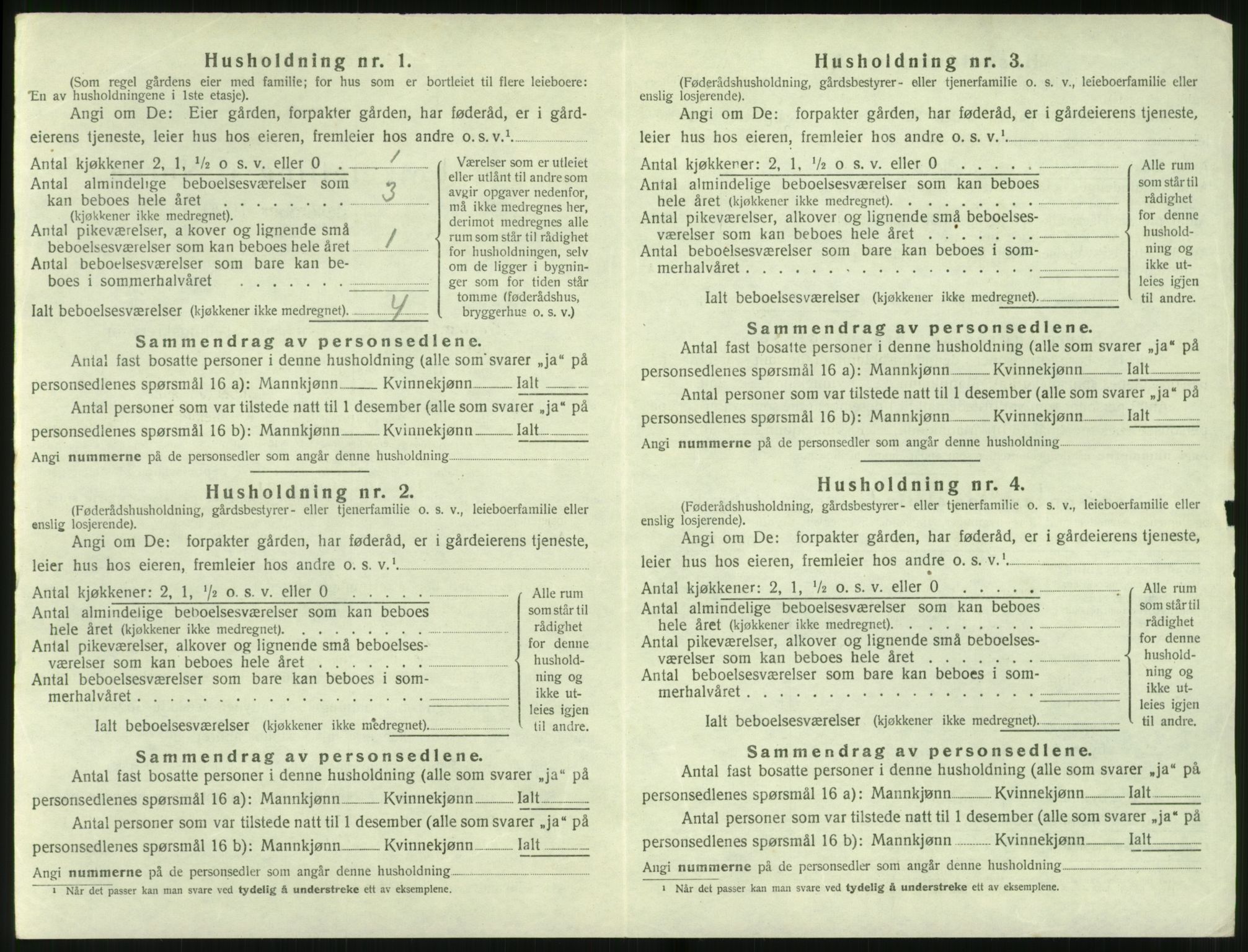 SAT, 1920 census for Ørsta, 1920, p. 603