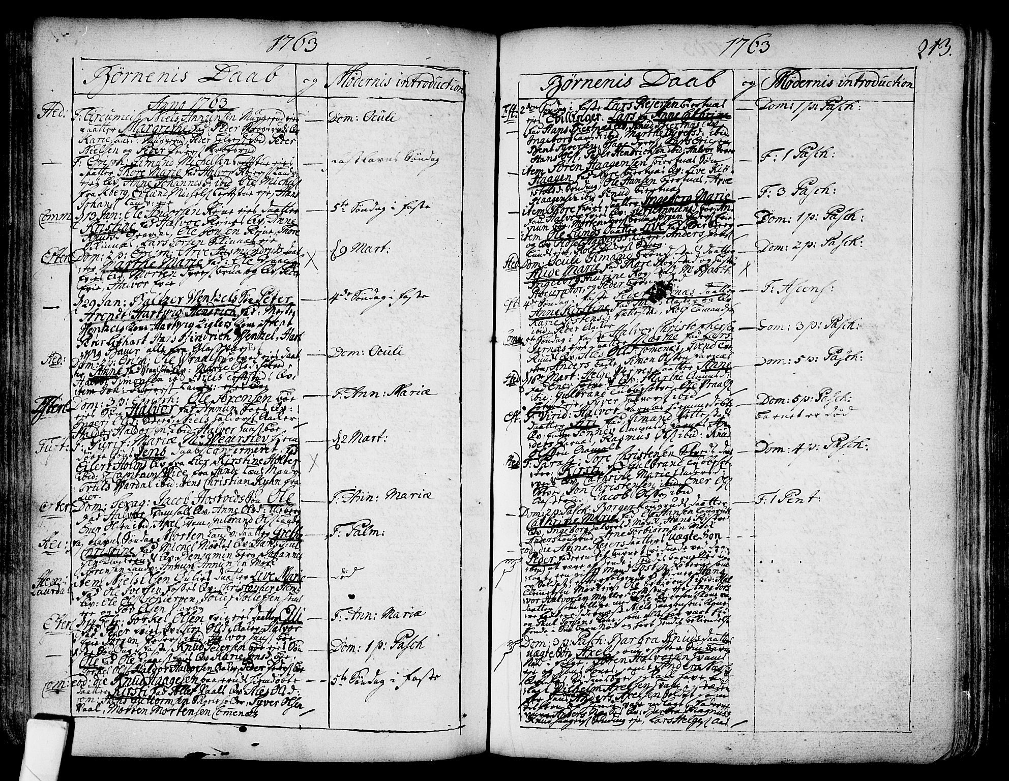 Sandsvær kirkebøker, SAKO/A-244/F/Fa/L0002a: Parish register (official) no. I 2, 1725-1809, p. 213