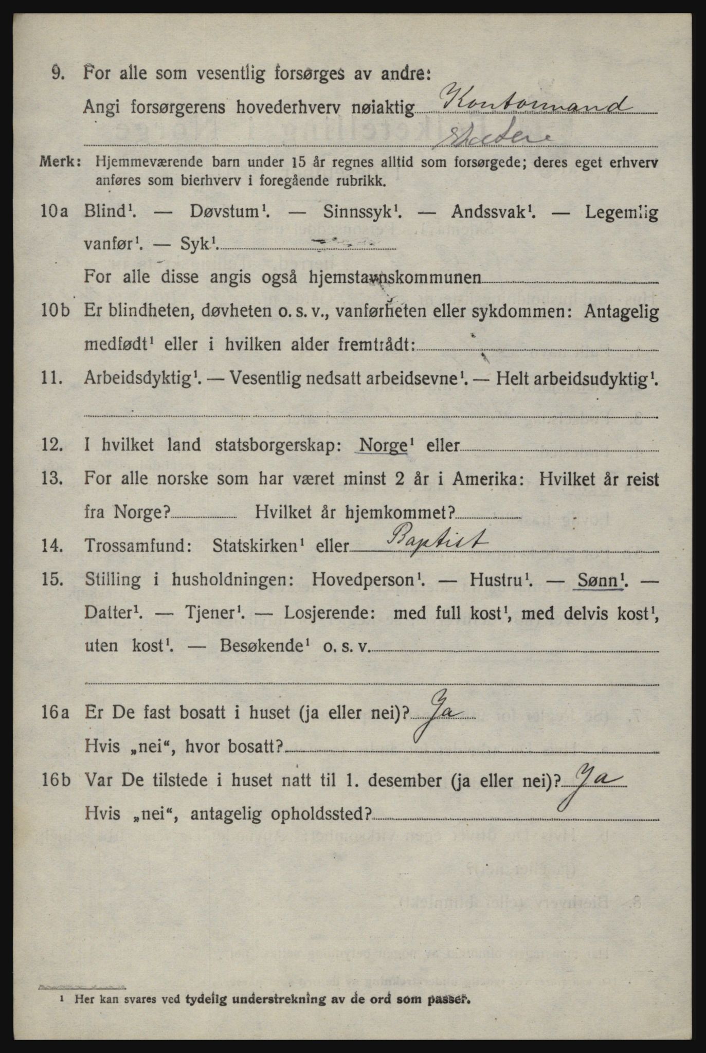 SAO, 1920 census for Berg, 1920, p. 7340