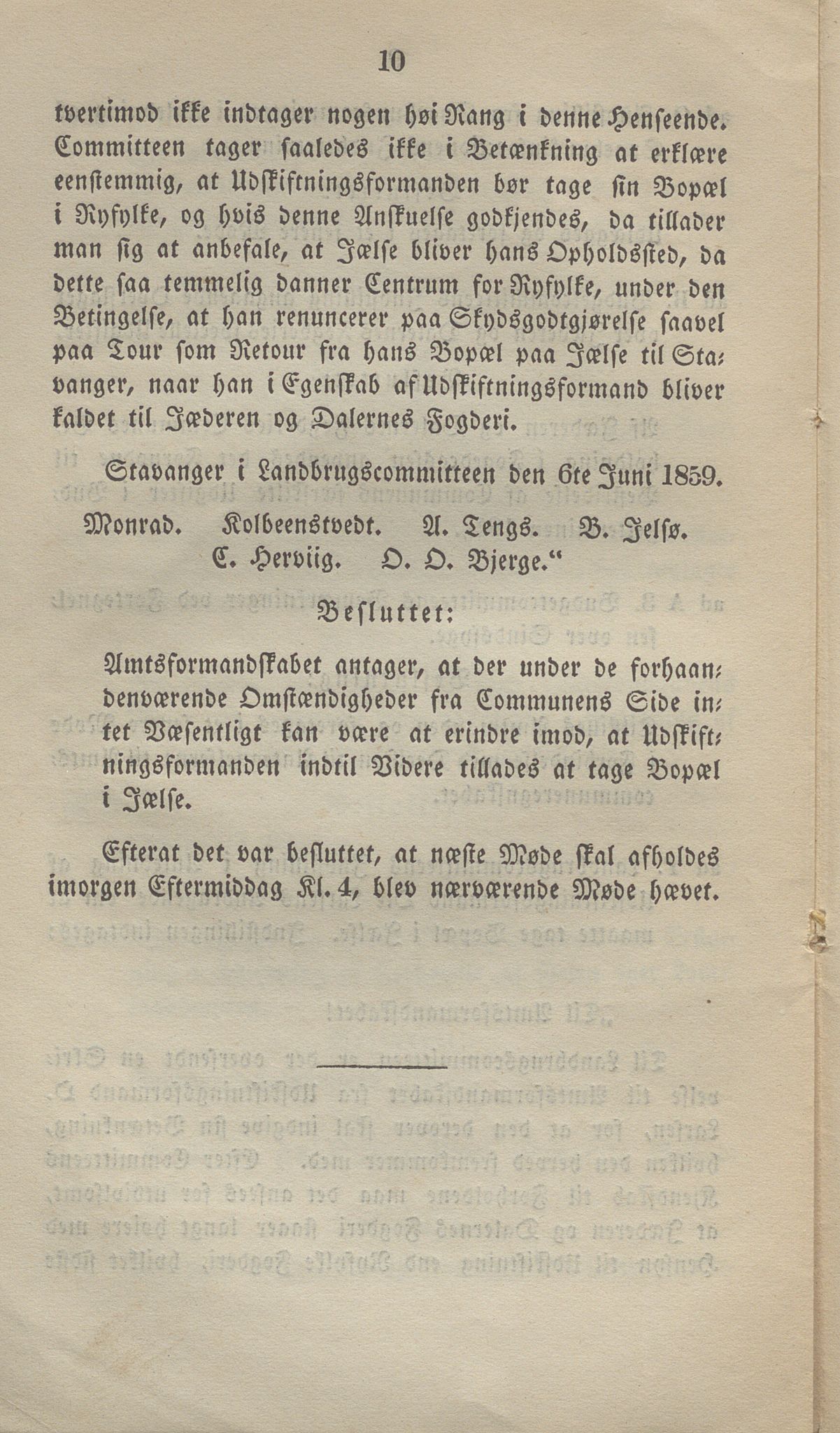 Rogaland fylkeskommune - Fylkesrådmannen , IKAR/A-900/A, 1858-1861, p. 205