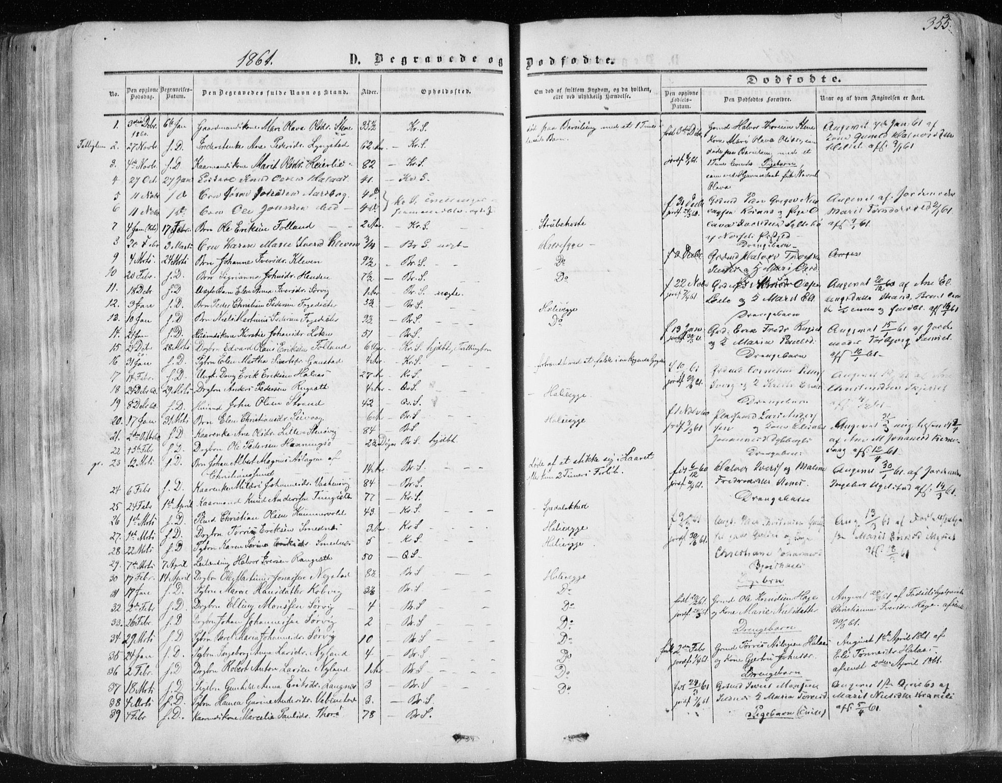 Ministerialprotokoller, klokkerbøker og fødselsregistre - Møre og Romsdal, SAT/A-1454/568/L0804: Parish register (official) no. 568A11, 1854-1868, p. 355