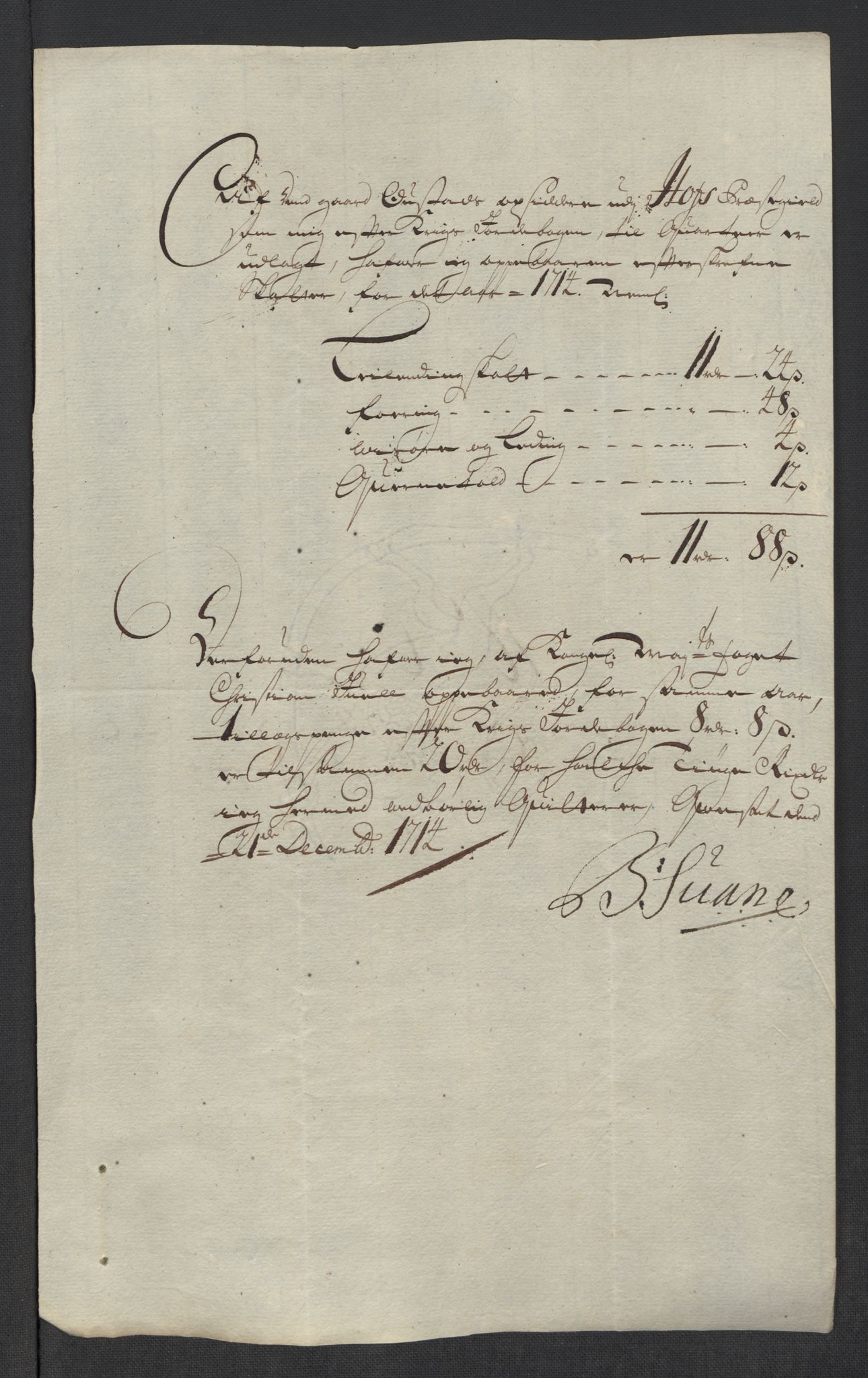 Rentekammeret inntil 1814, Reviderte regnskaper, Fogderegnskap, AV/RA-EA-4092/R13/L0852: Fogderegnskap Solør, Odal og Østerdal, 1714, p. 290
