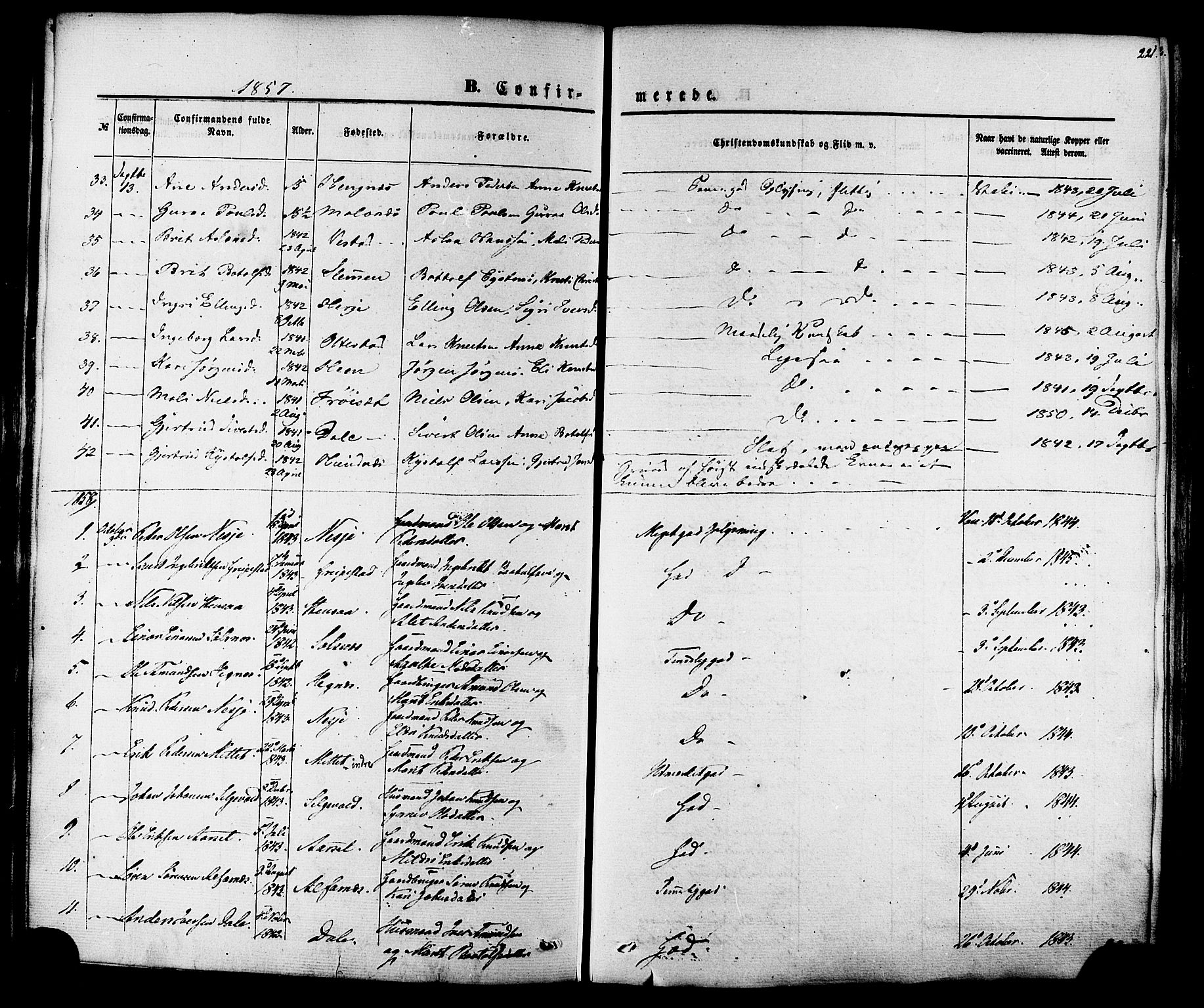 Ministerialprotokoller, klokkerbøker og fødselsregistre - Møre og Romsdal, AV/SAT-A-1454/547/L0603: Parish register (official) no. 547A05, 1846-1877, p. 221