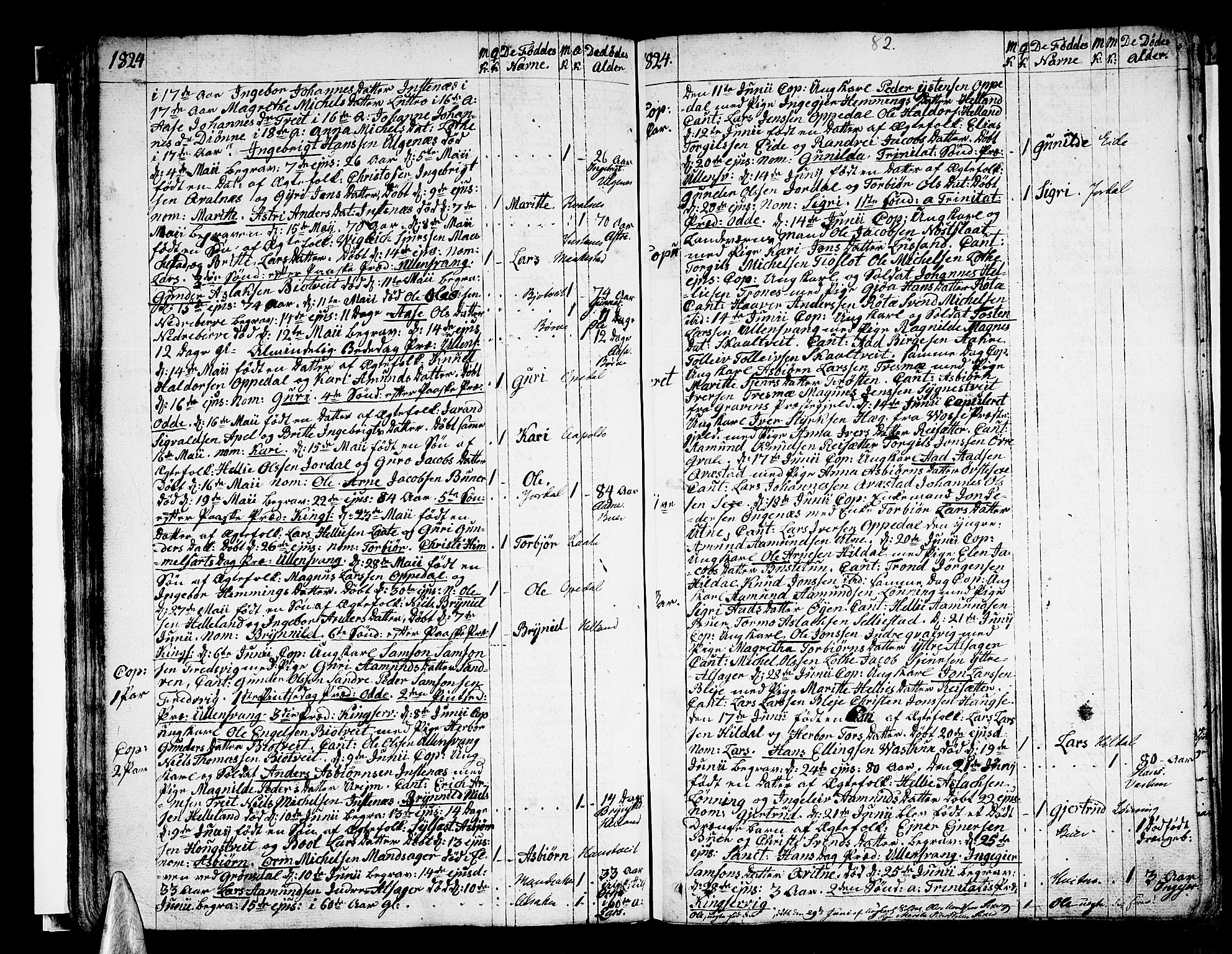 Ullensvang sokneprestembete, SAB/A-78701/H/Haa: Parish register (official) no. A 8, 1804-1835, p. 82