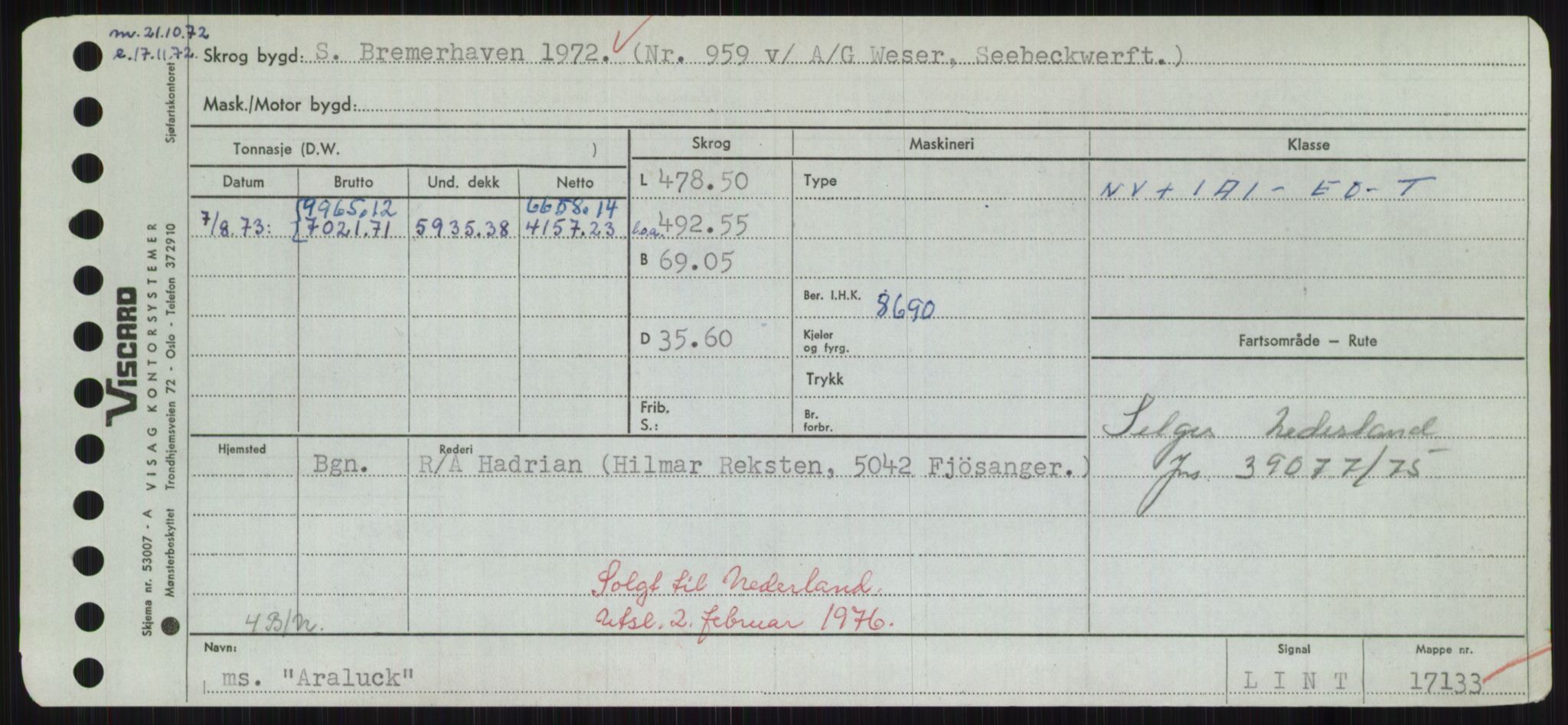 Sjøfartsdirektoratet med forløpere, Skipsmålingen, AV/RA-S-1627/H/Hd/L0002: Fartøy, Apa-Axe, p. 29