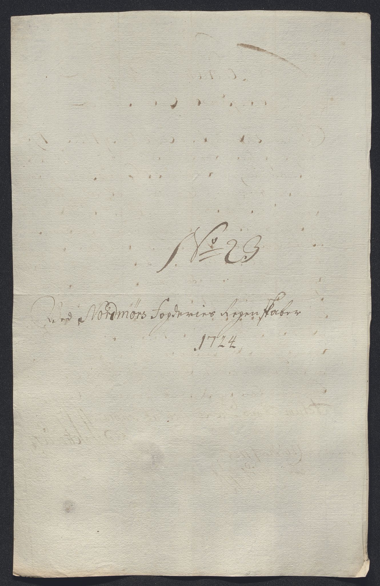 Rentekammeret inntil 1814, Reviderte regnskaper, Fogderegnskap, AV/RA-EA-4092/R56/L3757: Fogderegnskap Nordmøre, 1724, p. 225