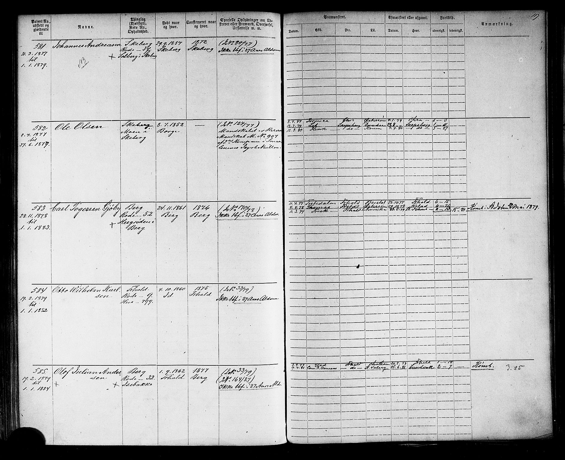 Halden mønstringskontor, AV/SAO-A-10569a/F/Fc/Fca/L0002: Annotasjonsrulle, 1868-1875, p. 134